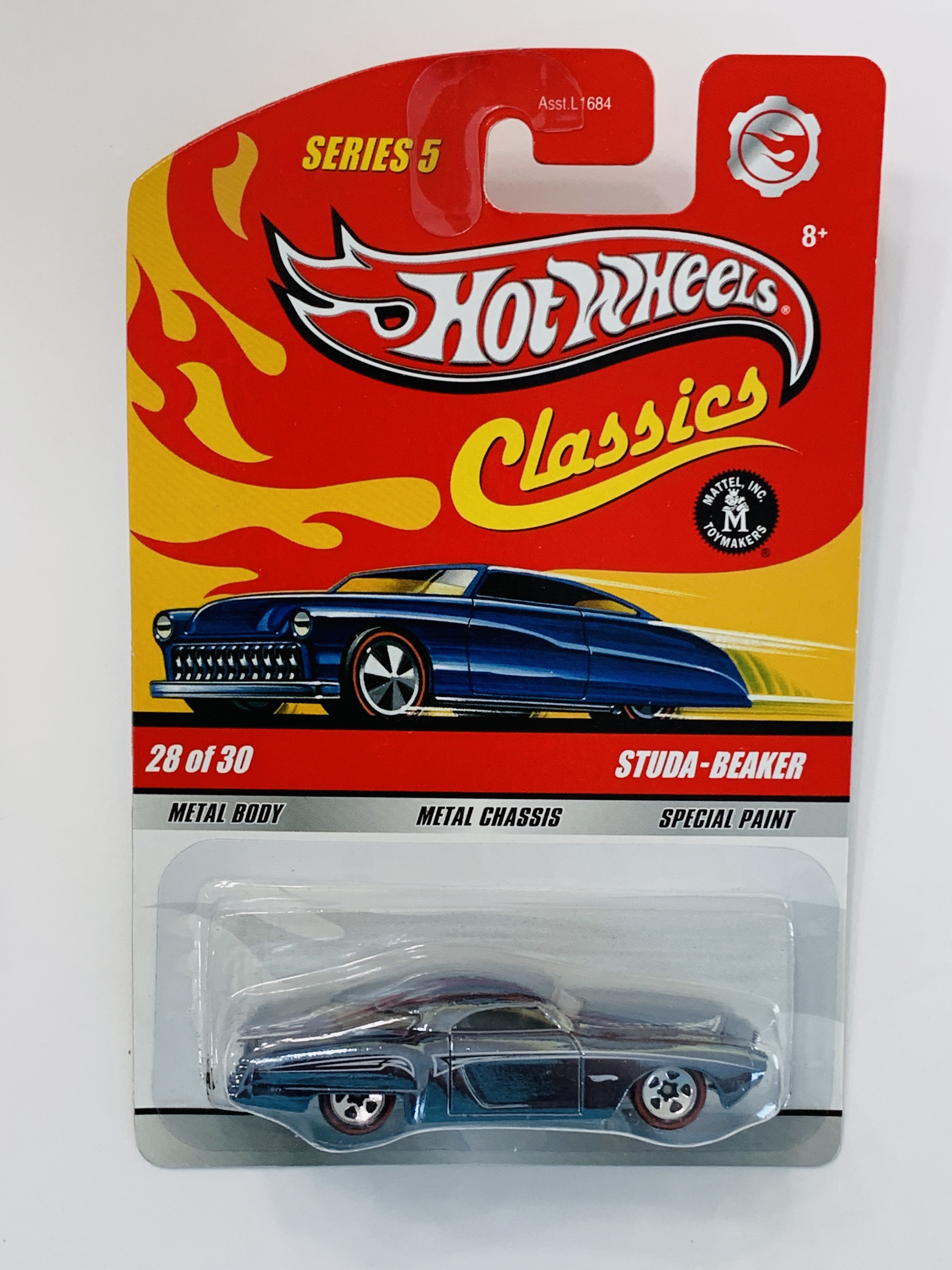 Hot Wheels Classics Series 5 Stud-Beaker - Ice Blue