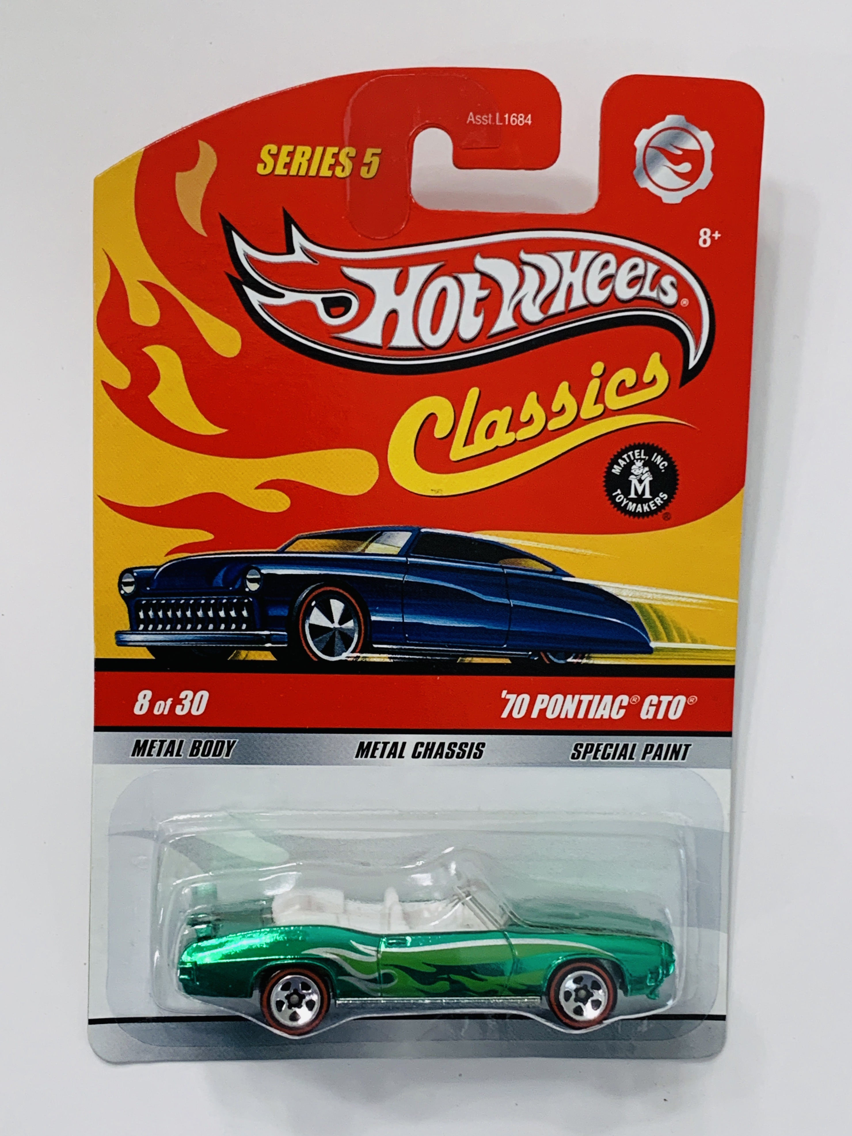 Hot Wheels Classics Series 5 '70 Pontiac GTO - Green