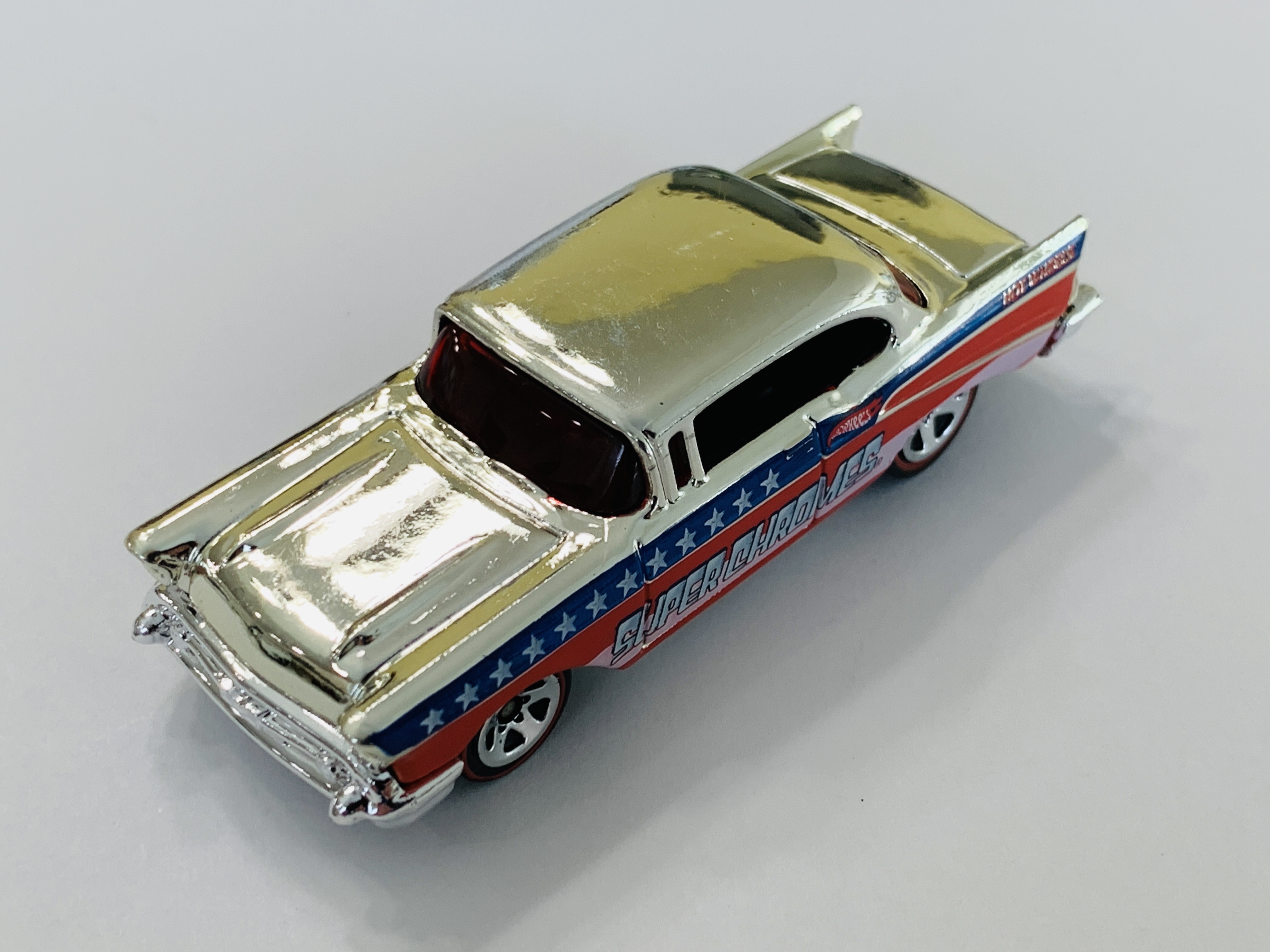 Hot Wheels 40th Anniversary Super Chromes '57 Chevy Bel Air