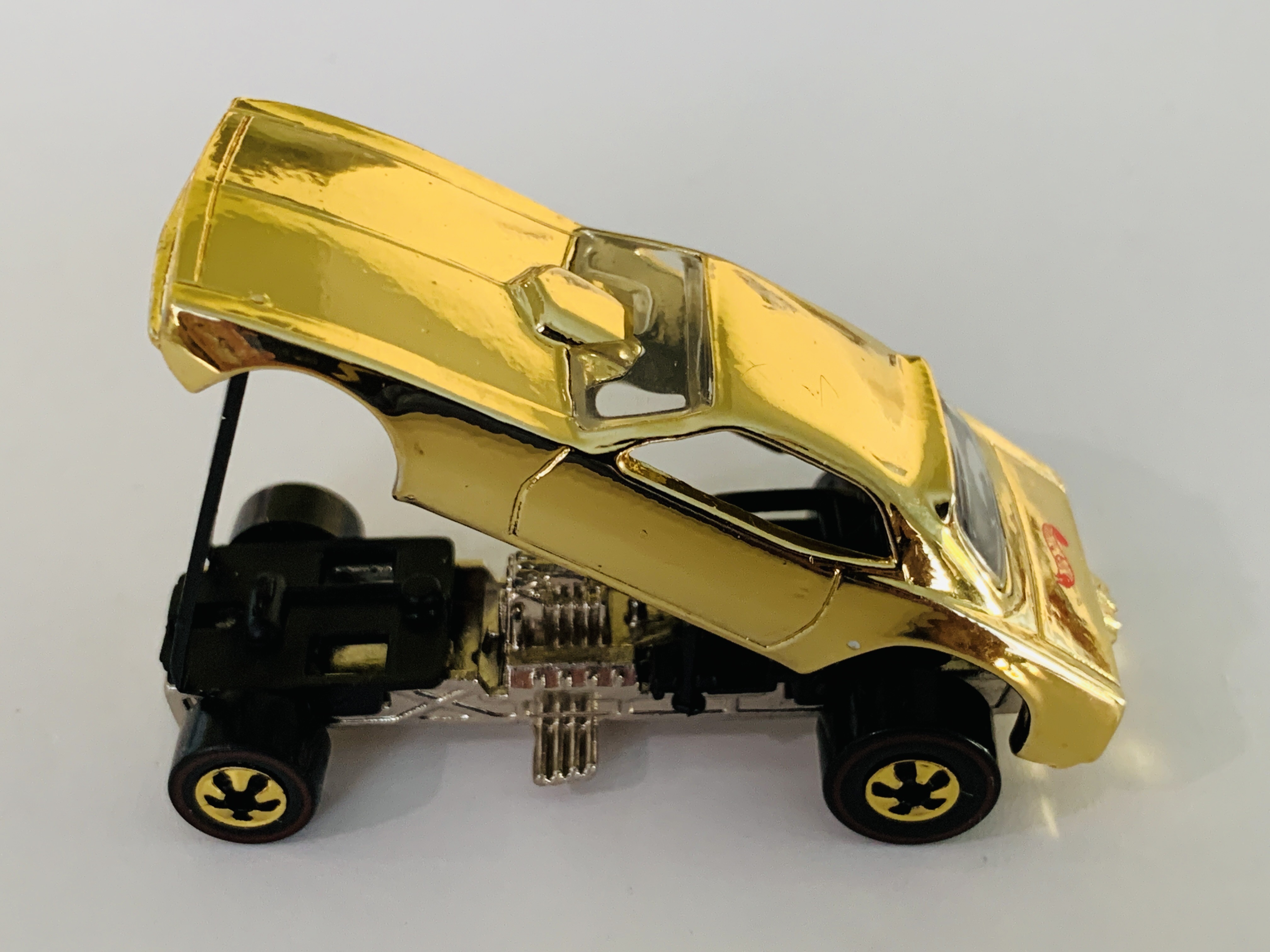 Hot Wheels FAO Schwarz Gold Series II Snake Funny Car