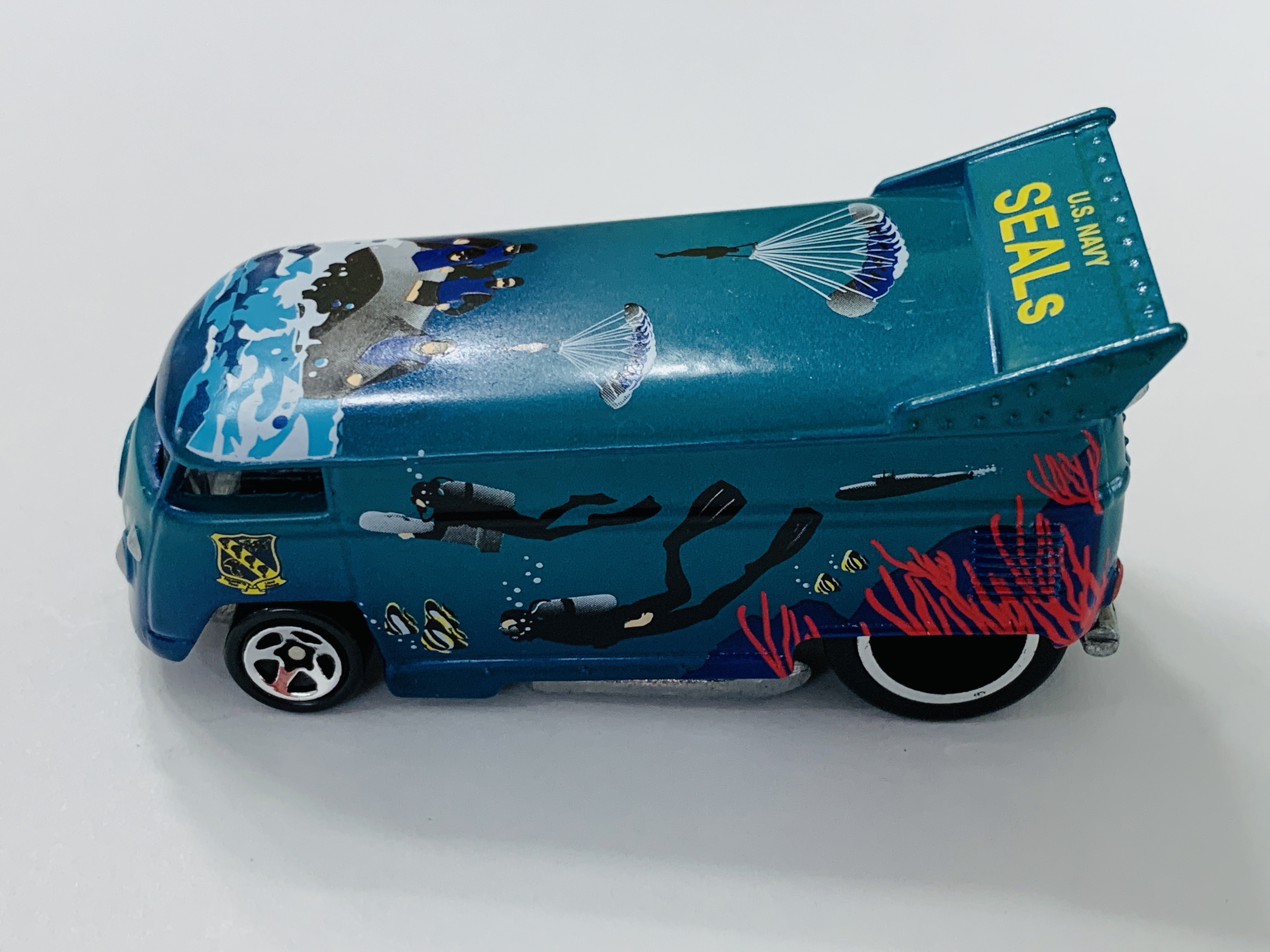 Hot Wheels U.S. Navy Seals VW Drag Bus