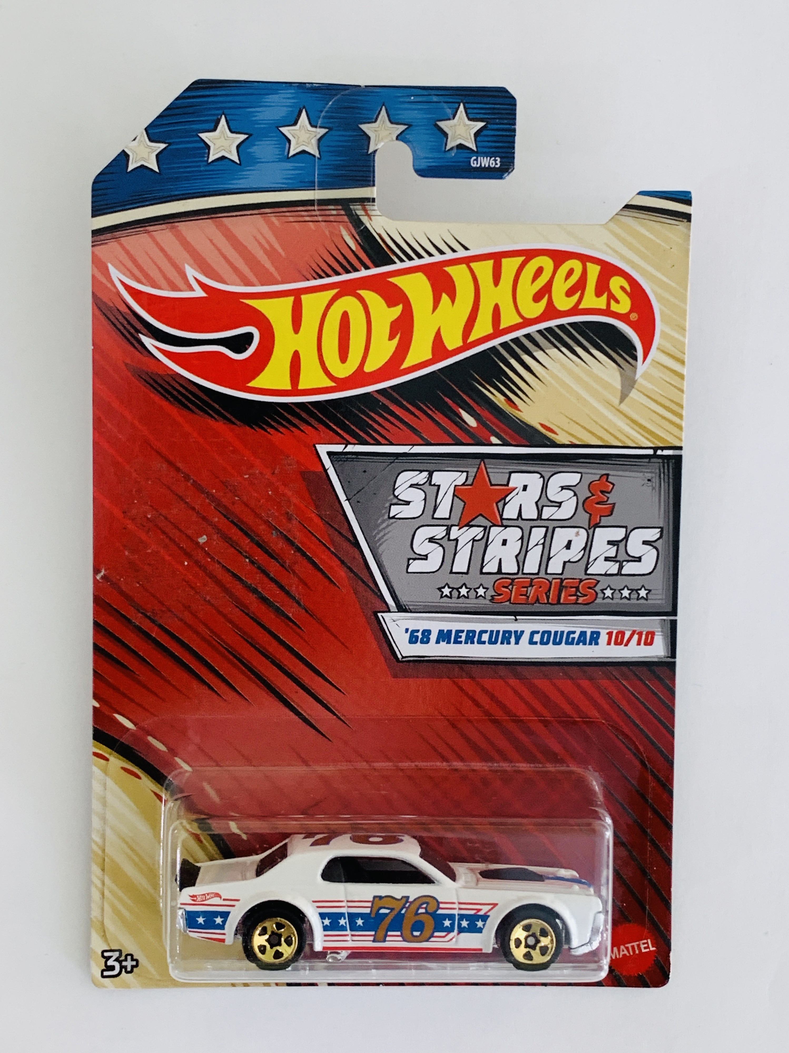 Hot Wheels Stars & Stripes '68 Mercury Cougar