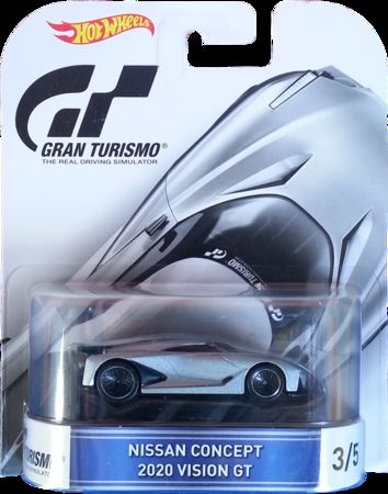 Hot Wheels Retro Entertainment Gran Turismo Nissan Concept 2020 Vision GT
