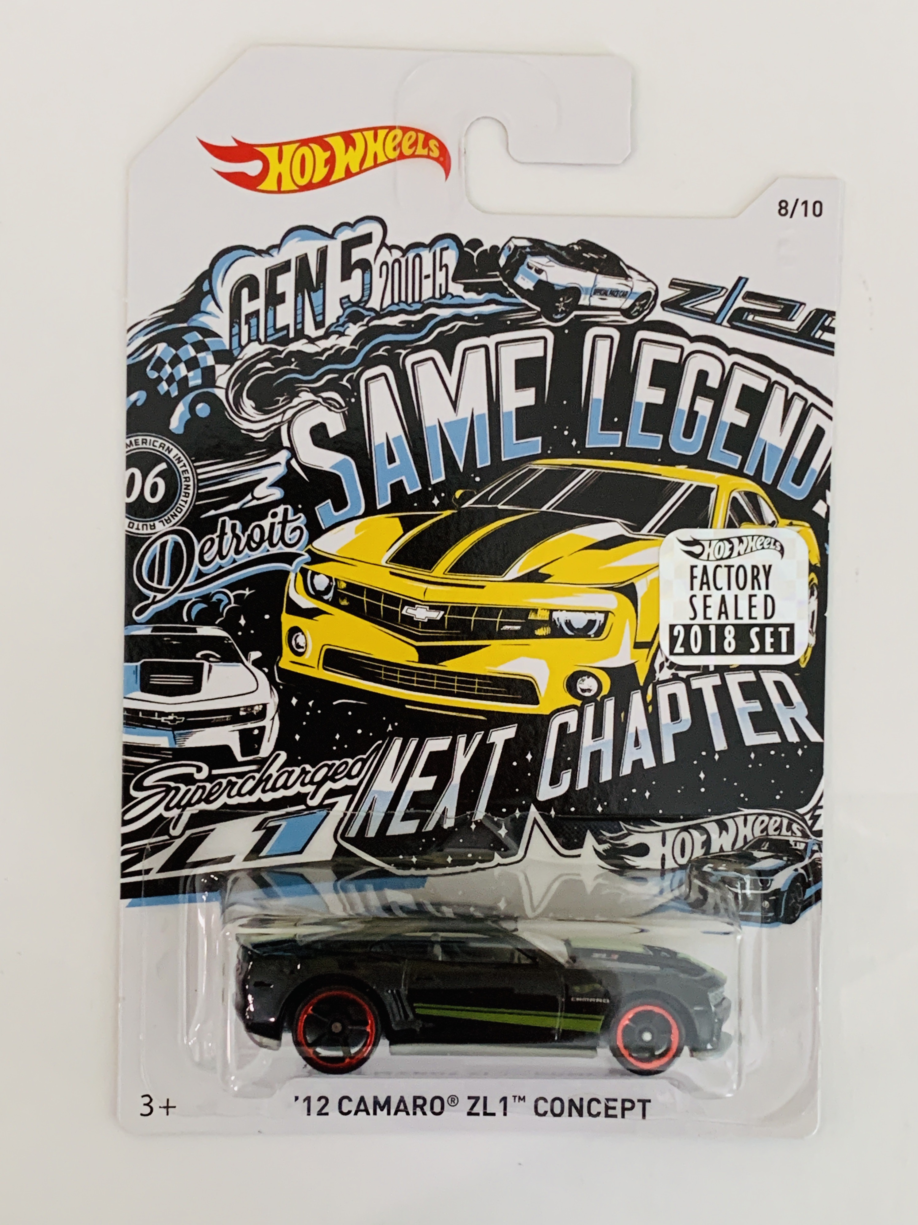 Hot Wheels 50th Anniversary Factory Set Camaro Series Custom '12 Camaro
