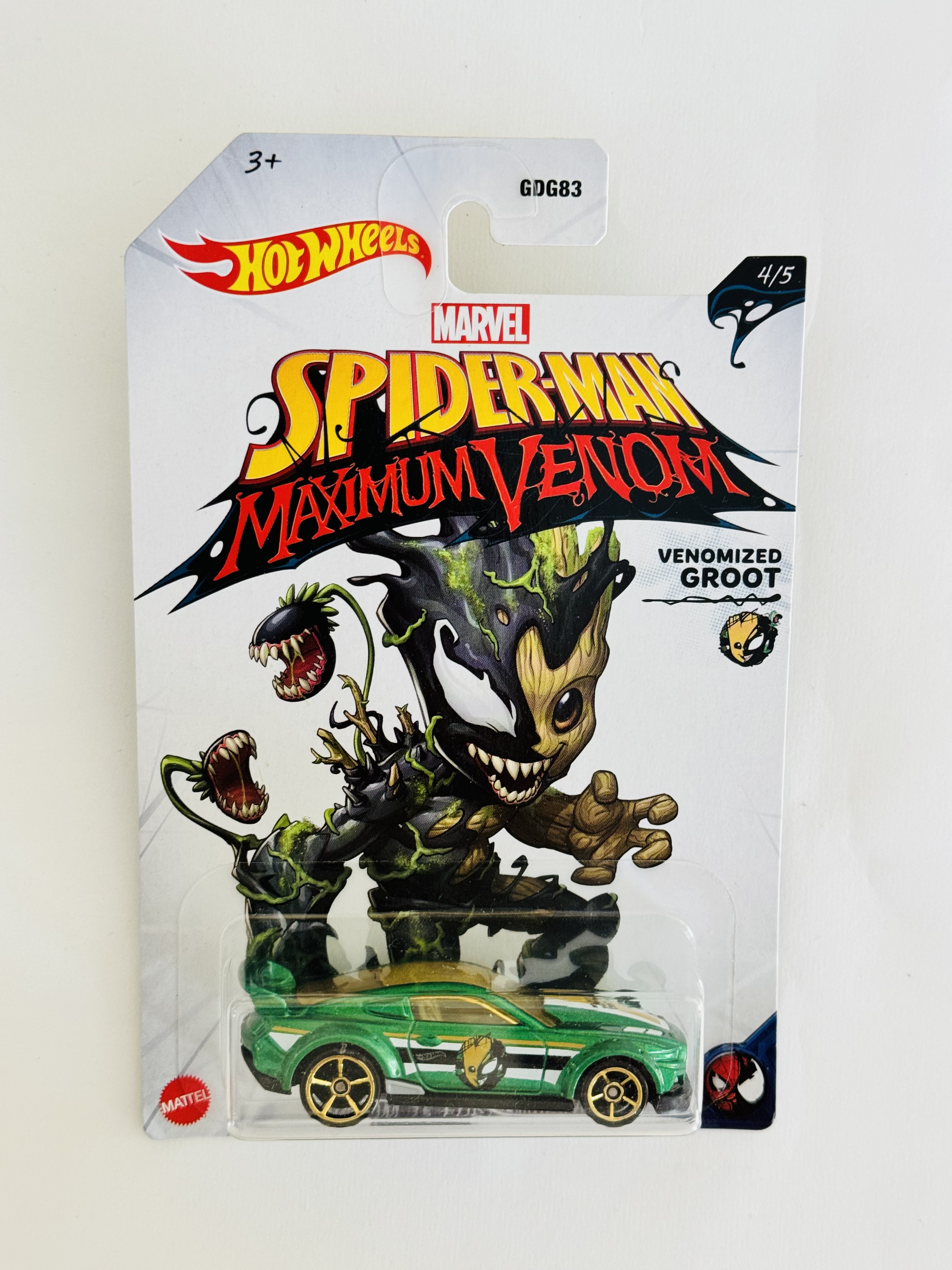 Hot Wheels Marvel Spider-Man Maximum Venom Custom '15 Ford Mustang