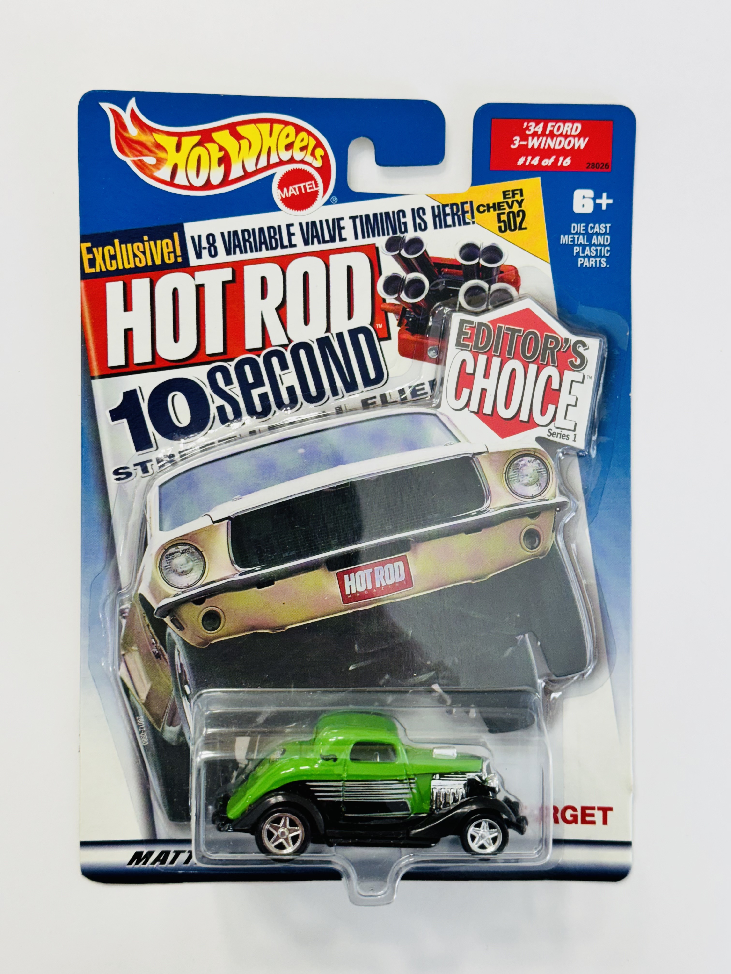 Hot Wheels Target Exclusive Editors Choice '34 Ford 3-Window
