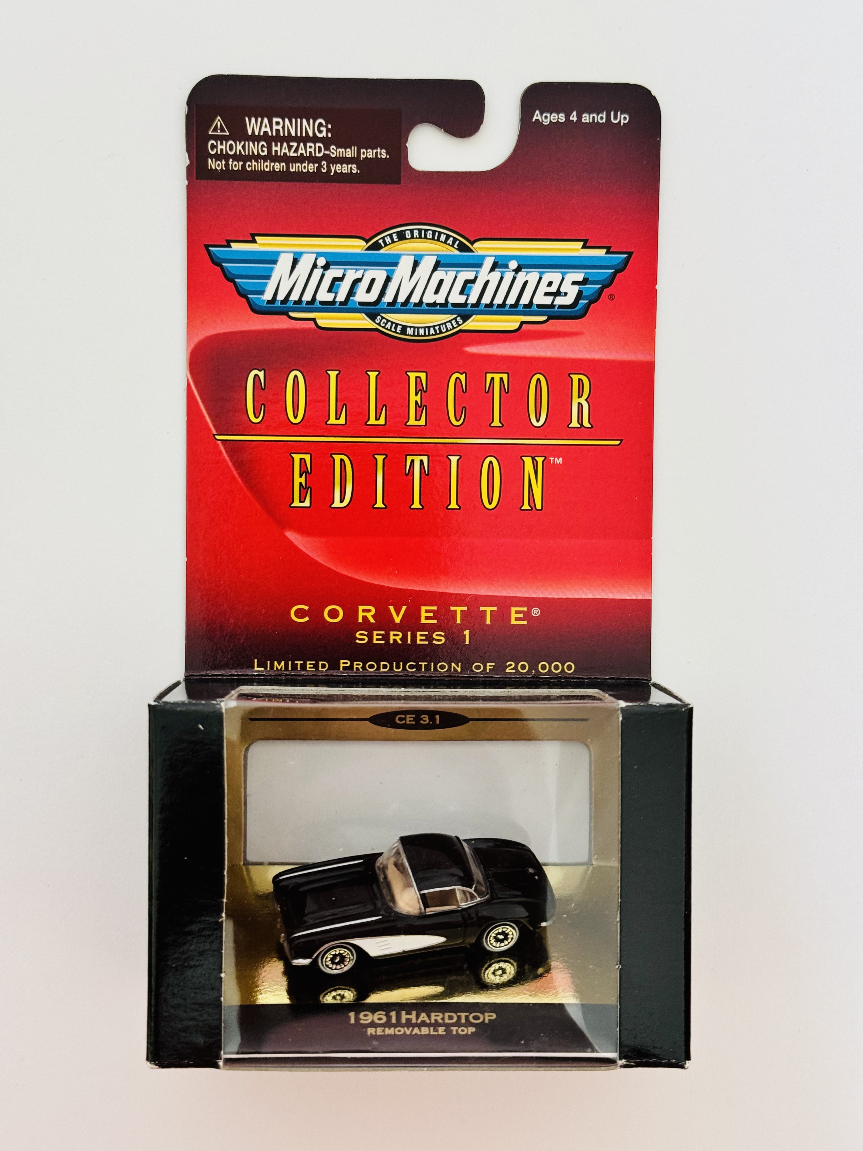 Micro Machines Corvette Series 1 1961 Hardtop - Black