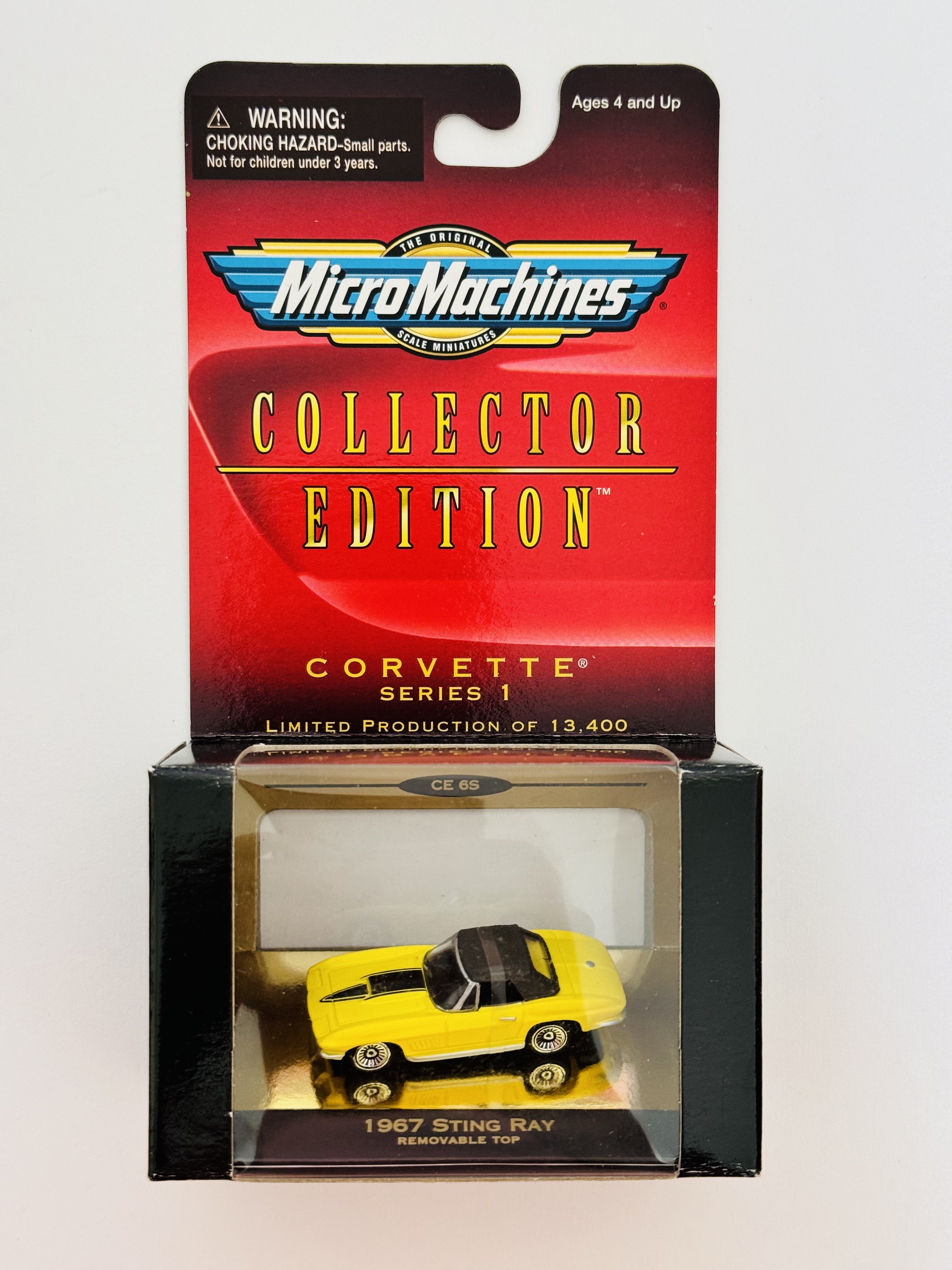 Micro Machines Corvette Series 1 1967 Stingray - Yellow