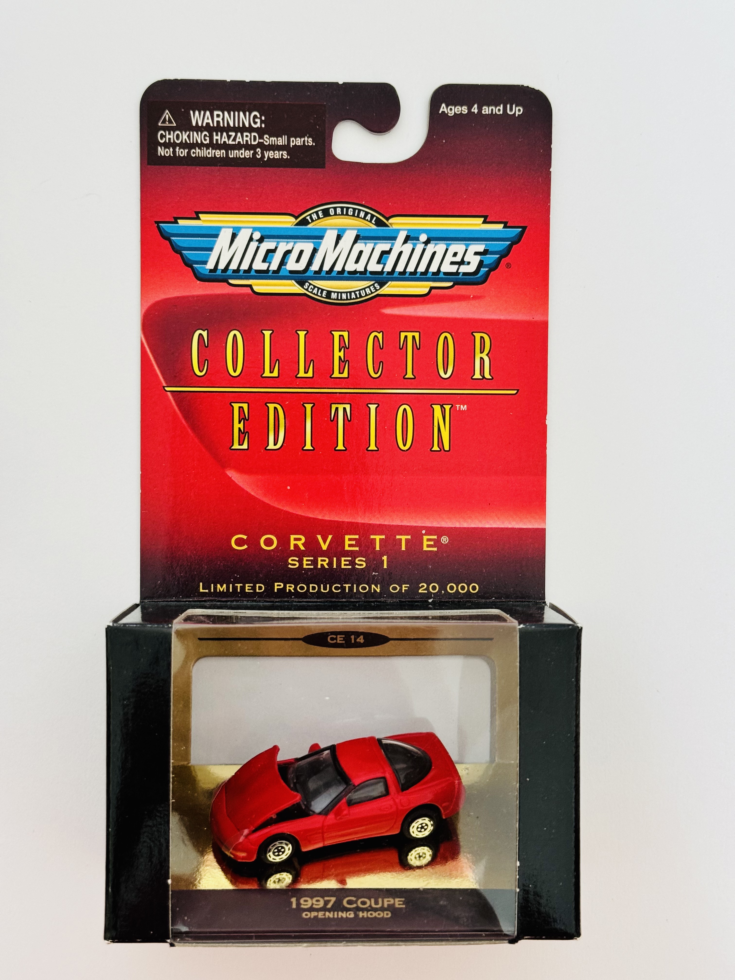 Micro Machines Corvette Series 1 1997 Coupe - Red