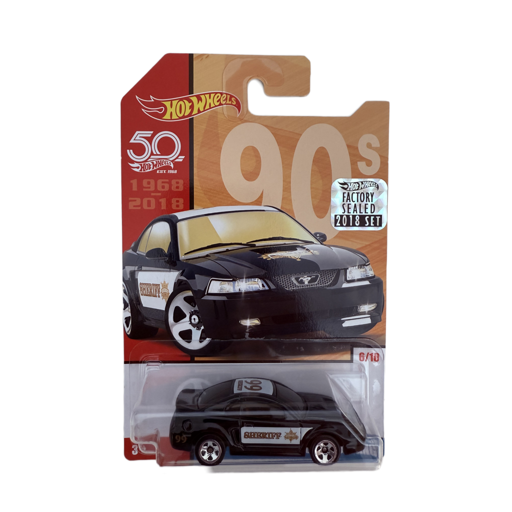 Hot Wheels 2018 50th Anniversary Factory Set Cars Of The Decades '99 Ford Mustang