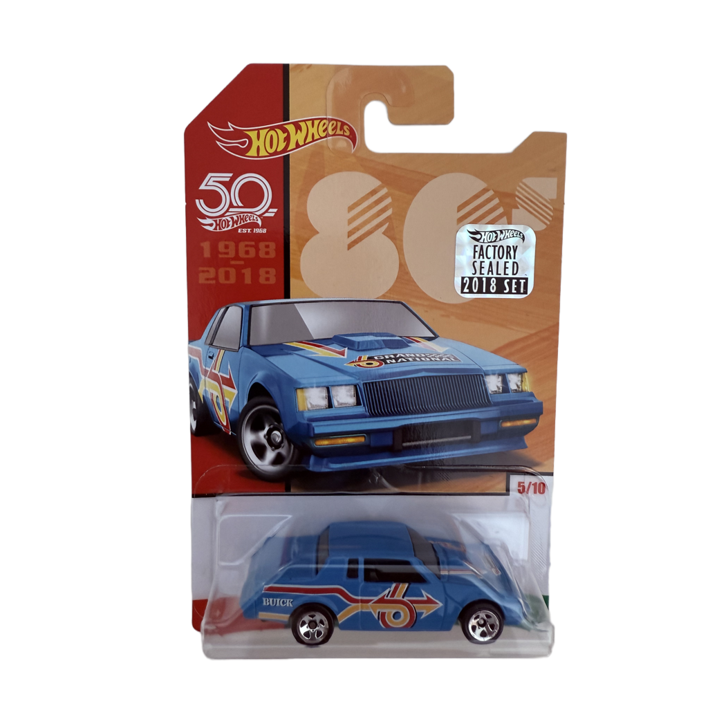 Hot Wheels 2018 50th Anniversary Factory Set Cars Of The Decades Buick Grand National