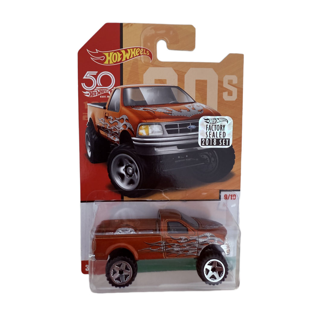 Hot Wheels 2018 50th Anniversary Factory Set Cars Of The Decades Ford F-150