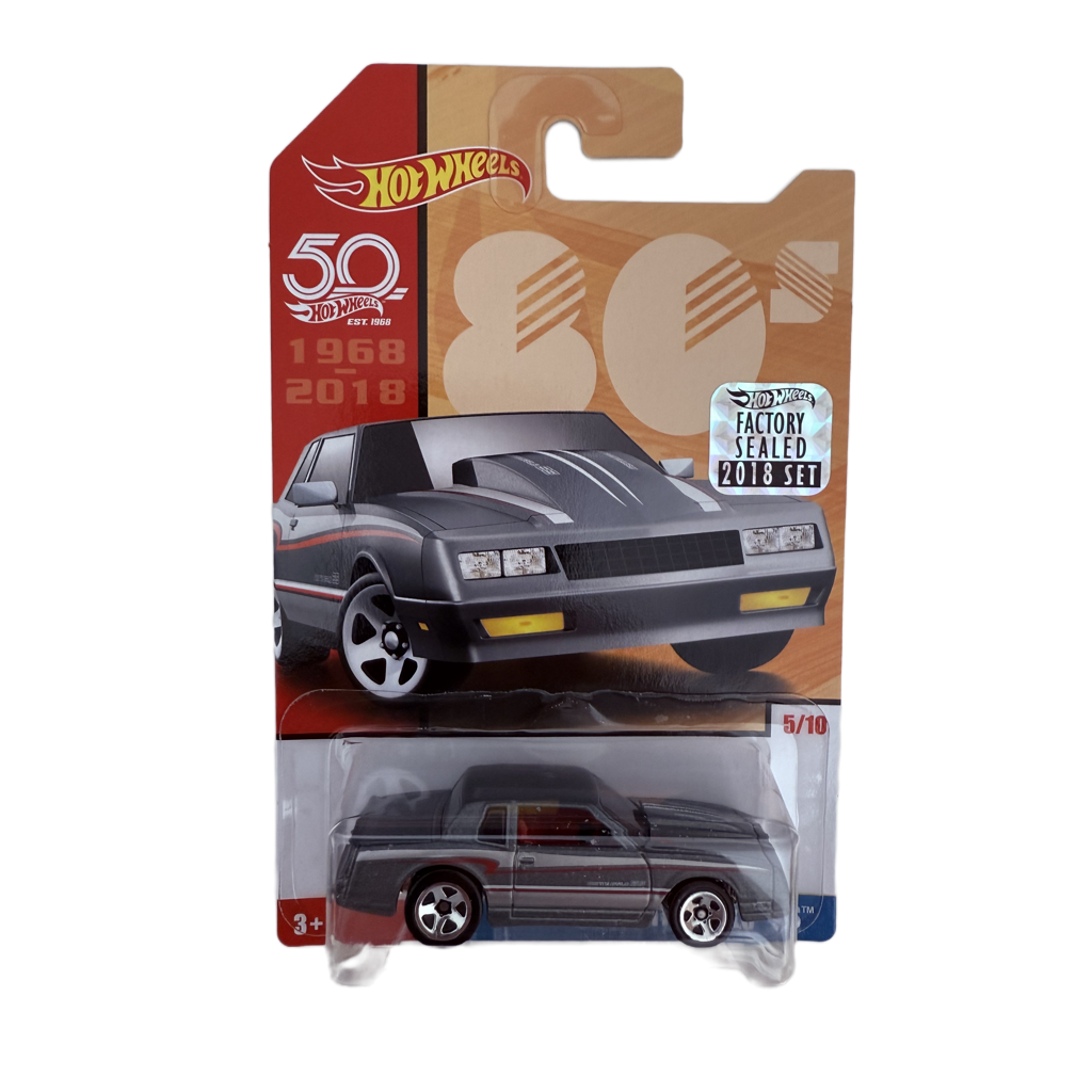 Hot Wheels 2018 50th Anniversary Factory Set Cars Of The Decades '86 Monte Carlo SS