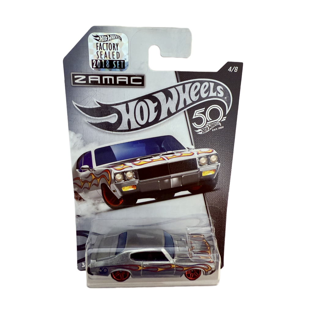 Hot Wheels 2018 50th Anniversary Factory Set ZAMAC '70 Buick GSX