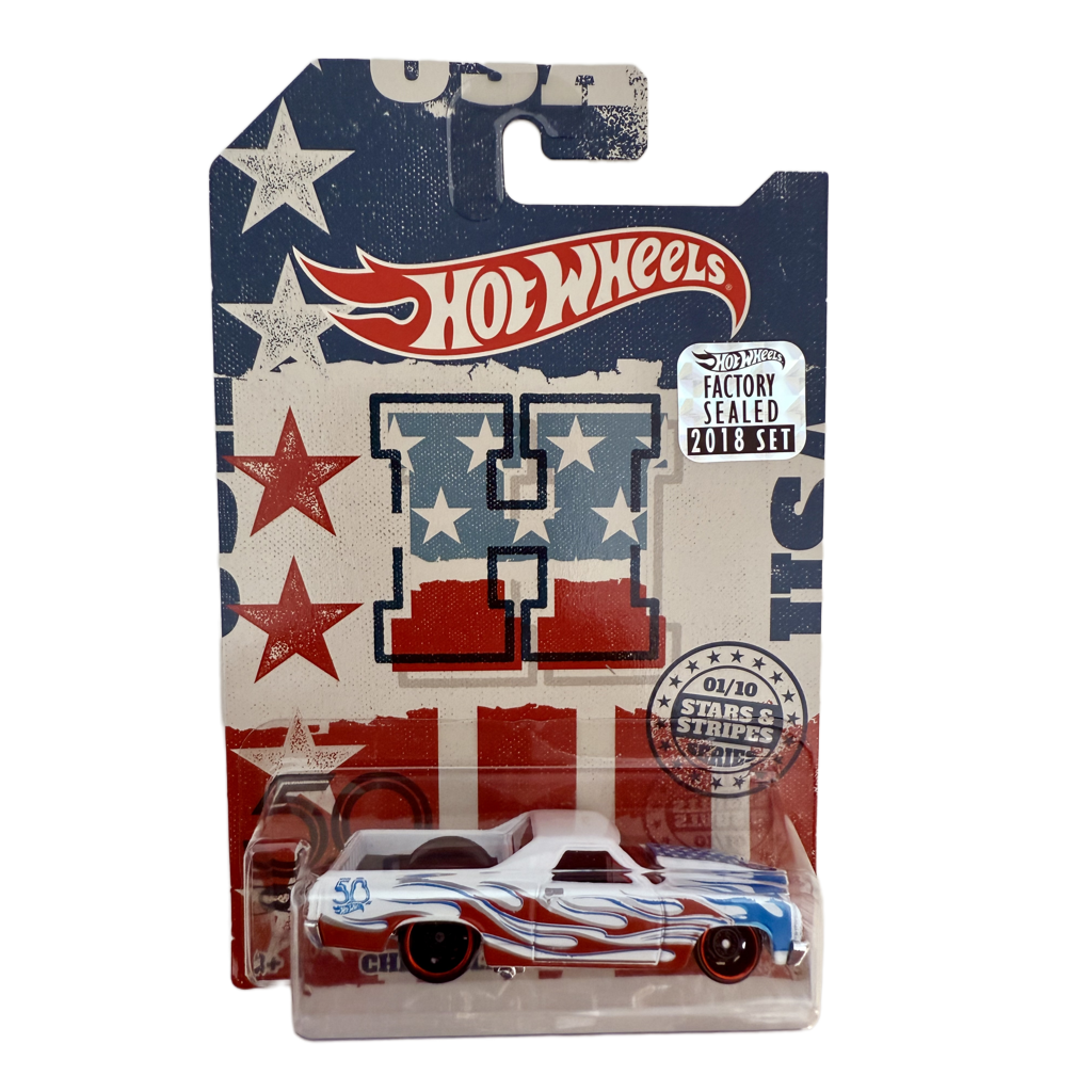 Hot Wheels 2018 50th Anniversary Factory Set Stars & Stripes Chevrolet El Camino