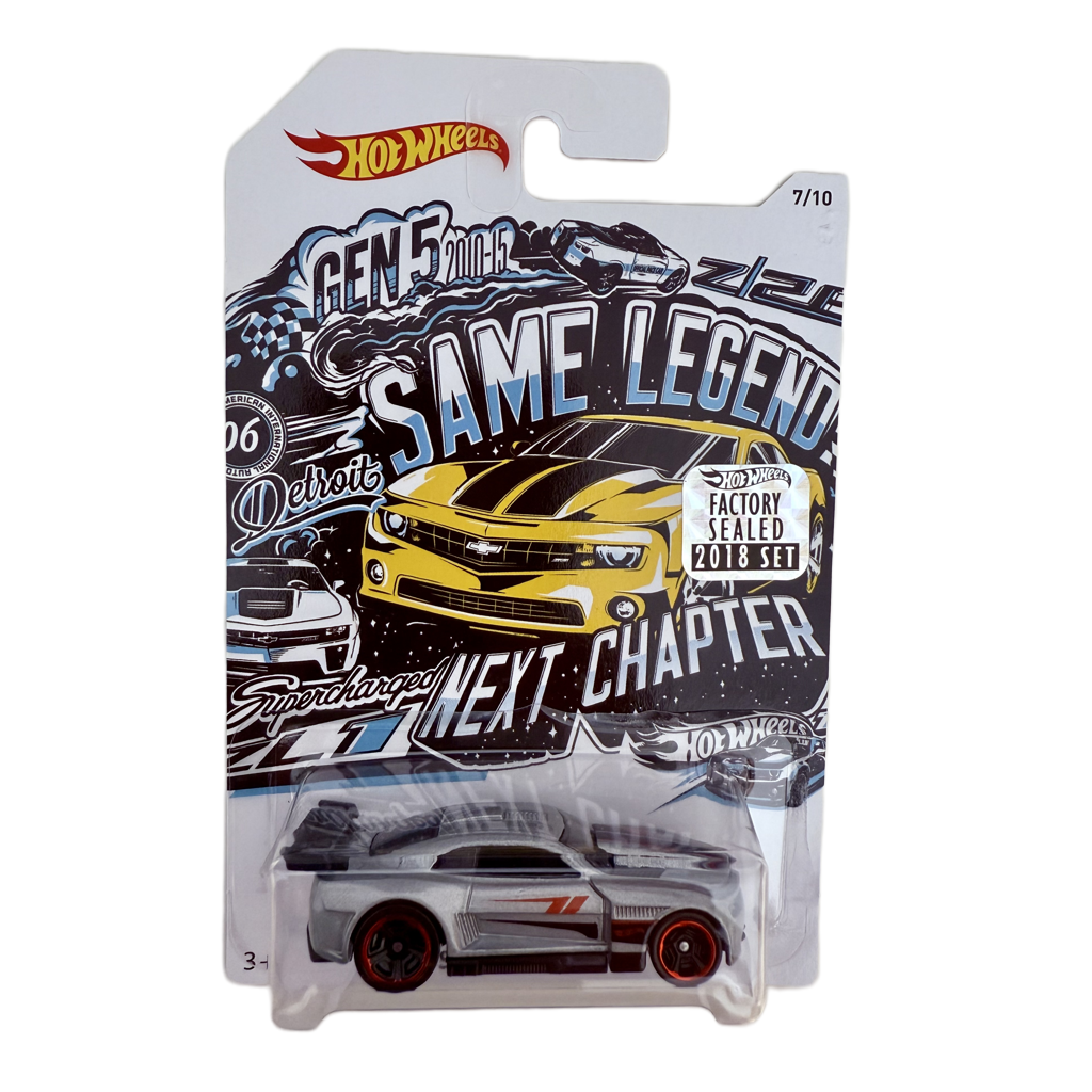 Hot Wheels 2018 50th Anniversary Factory Set Camaro Series Custom '11 Camaro