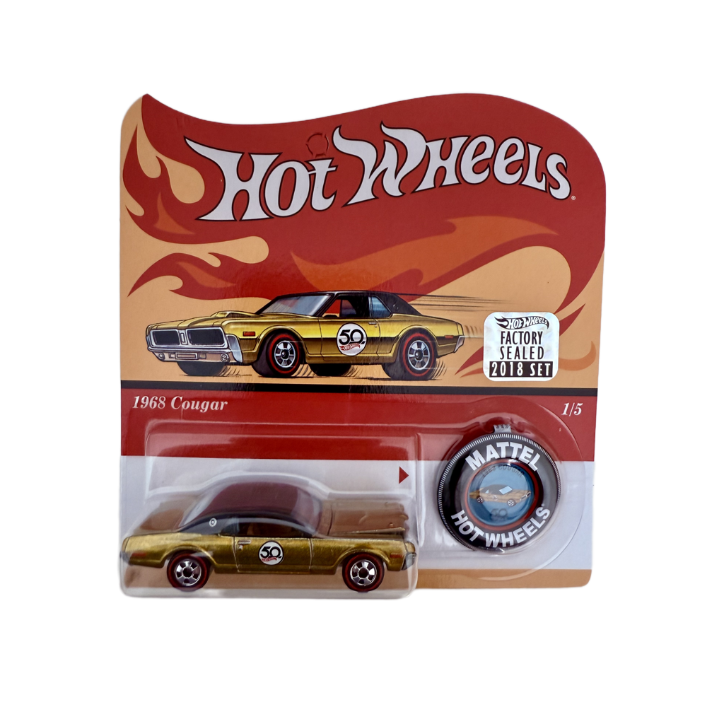 Hot Wheels 2018 50th Anniversary Originals Factory Set 1968 Cougar