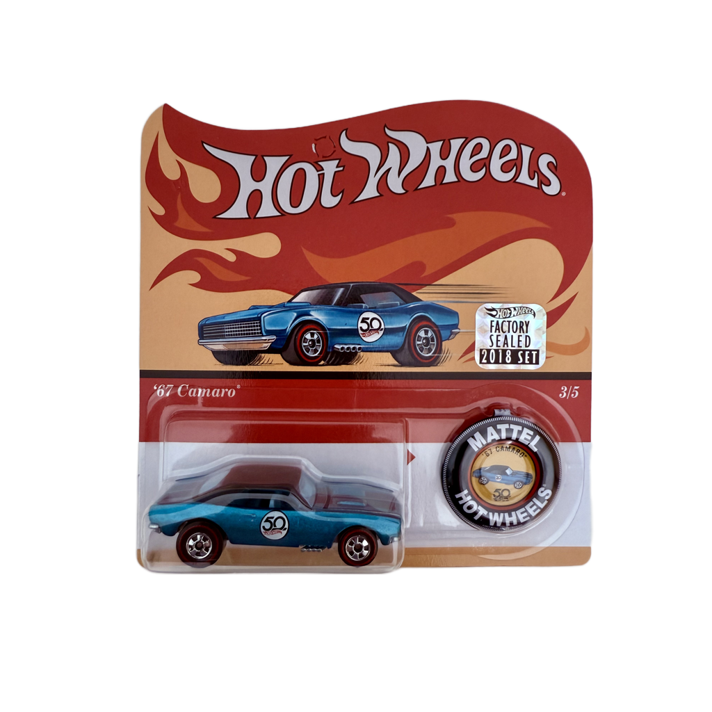 Hot Wheels 2018 50th Anniversary Factory Set '67 Camaro