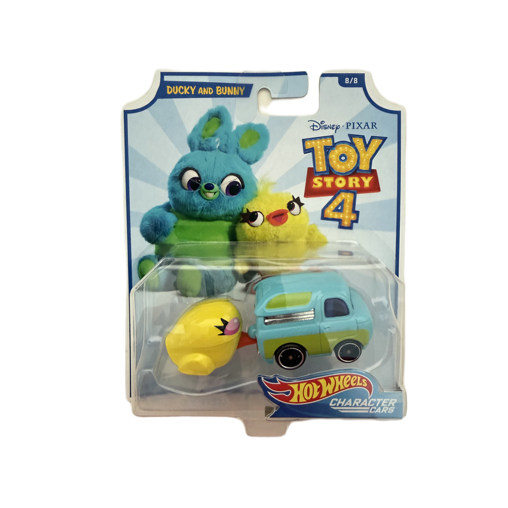 Hot Wheels Character Cars Disney Pixar Toy Story 4 Ducky And Bunny
