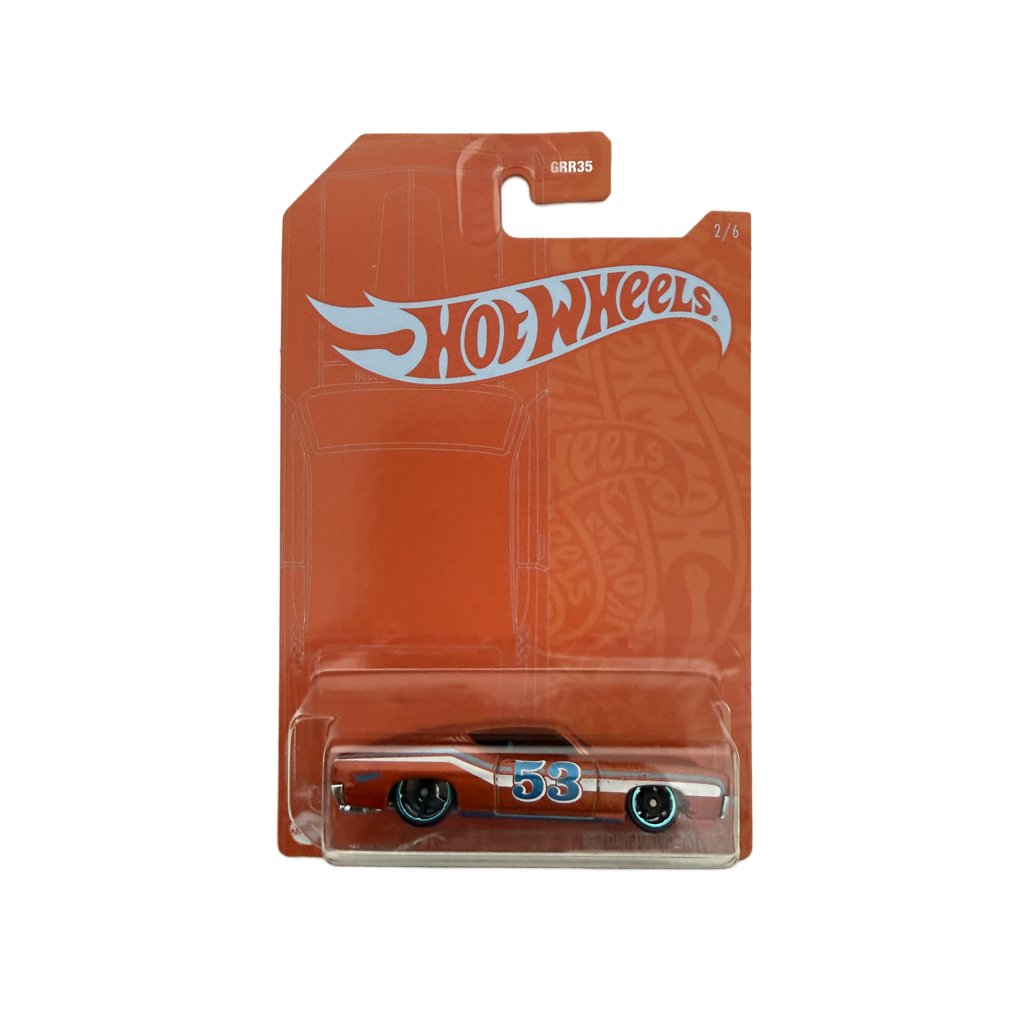 Hot Wheels 53rd Anniversary Orange & Blue '69 Ford Torino Talladega