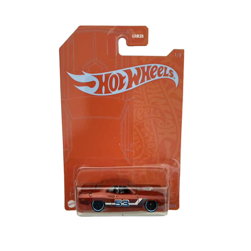 Hot Wheels 53rd Anniversary Orange & Blue '70 Dodge HEMI Challenger