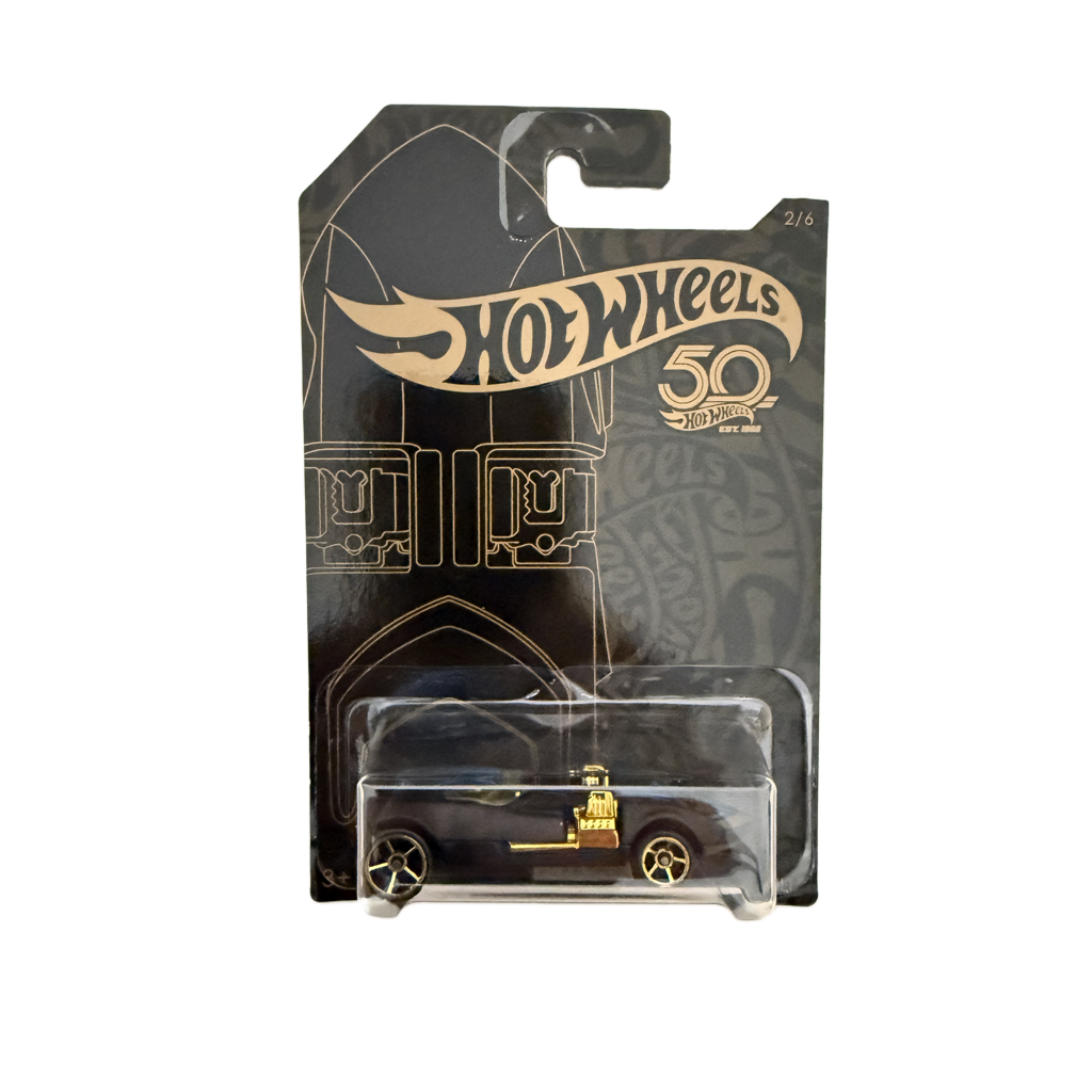 Hot Wheels 50th Anniversary Black & Gold Twin Mill