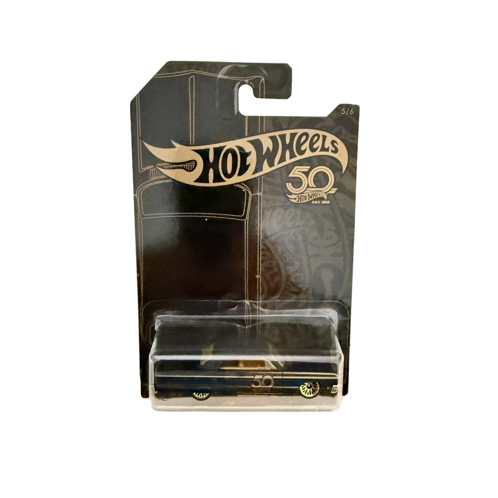 Hot Wheels 50th Anniversary Black & Gold '64 Impala