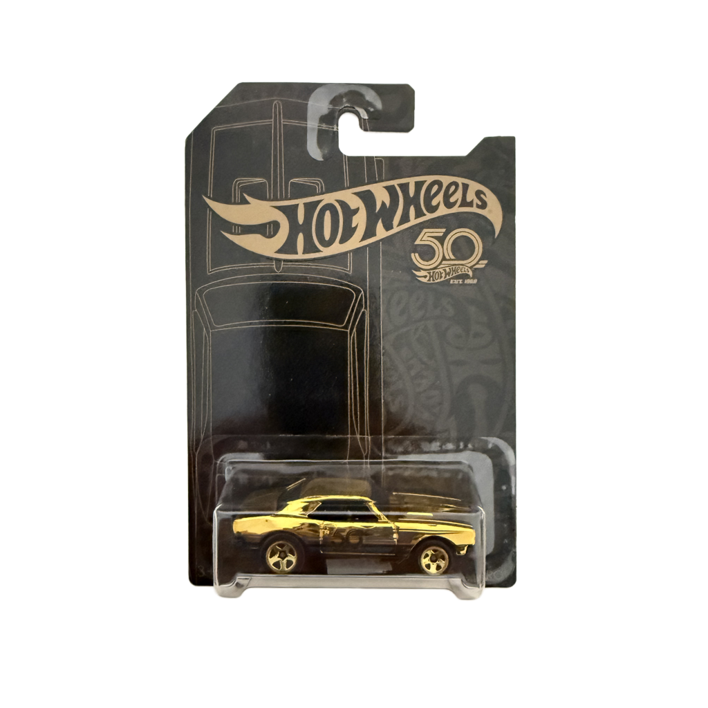 Hot Wheels 50th Anniversary Black & Gold '67 Camaro Gold Chase