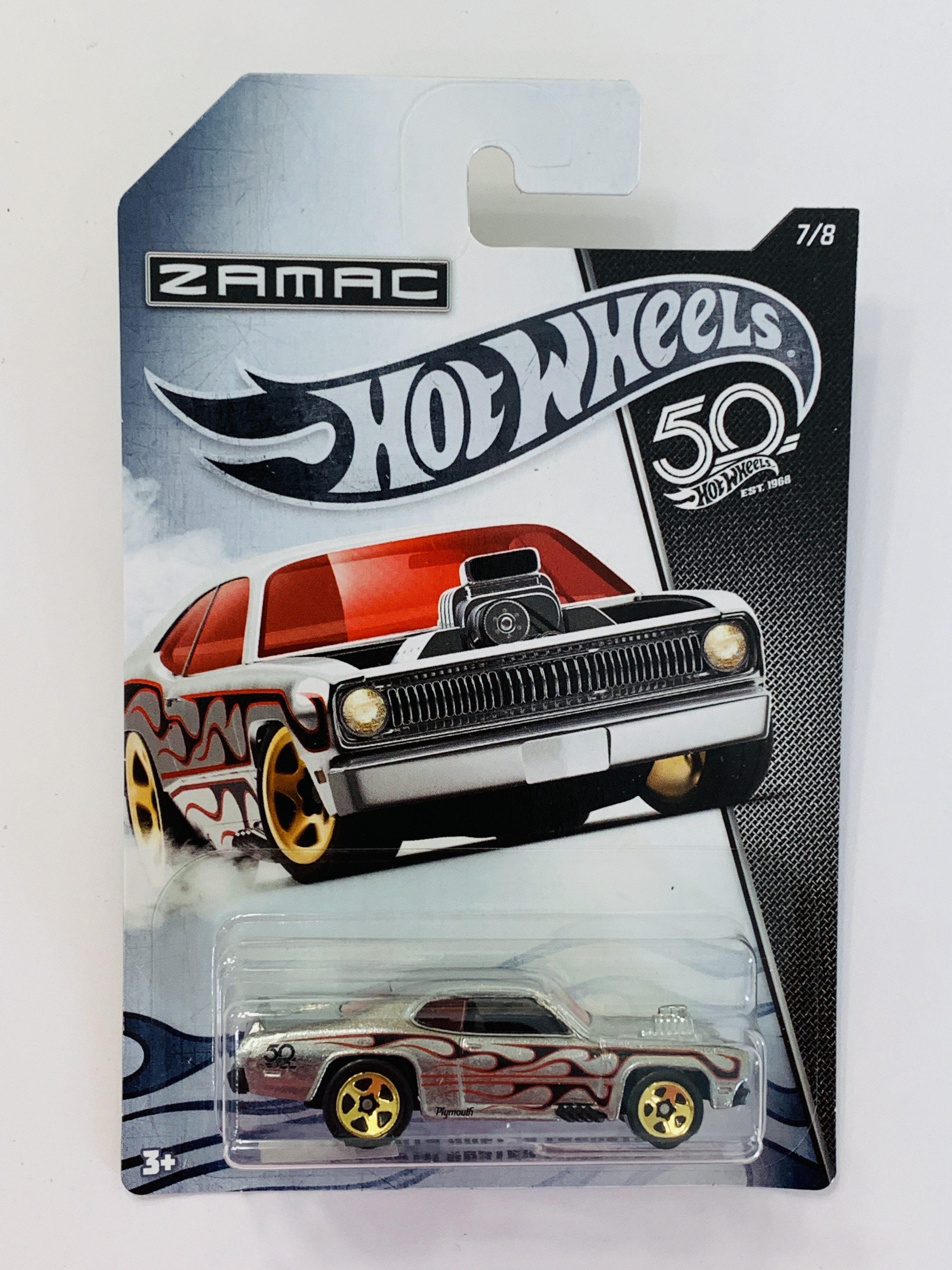 Hot Wheels 50th Anniversary ZAMAC Plymouth Duster Thruster