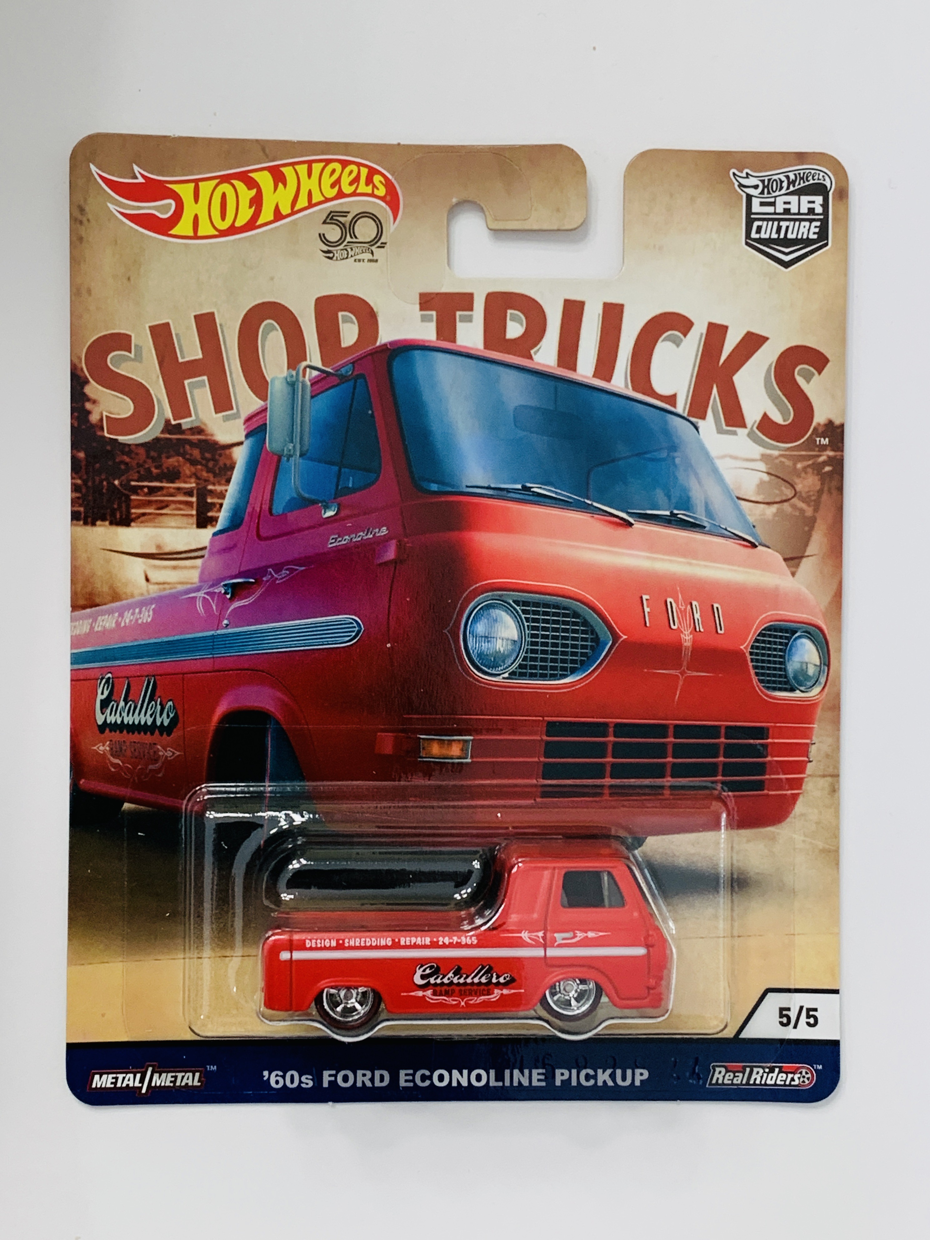 Hot Wheels Car Culture Shop Trucks '60s Ford Econoline Pickup