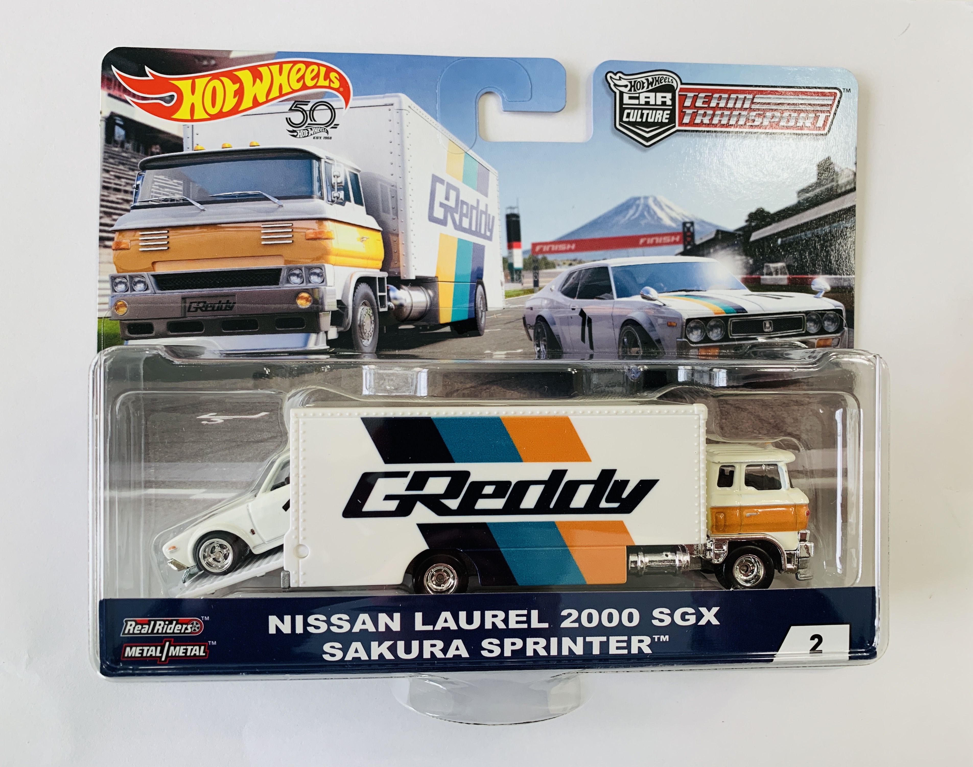 Hot Wheels Team Transport #2 Nissan Laurel 2000 SGX & Sakura Sprinter