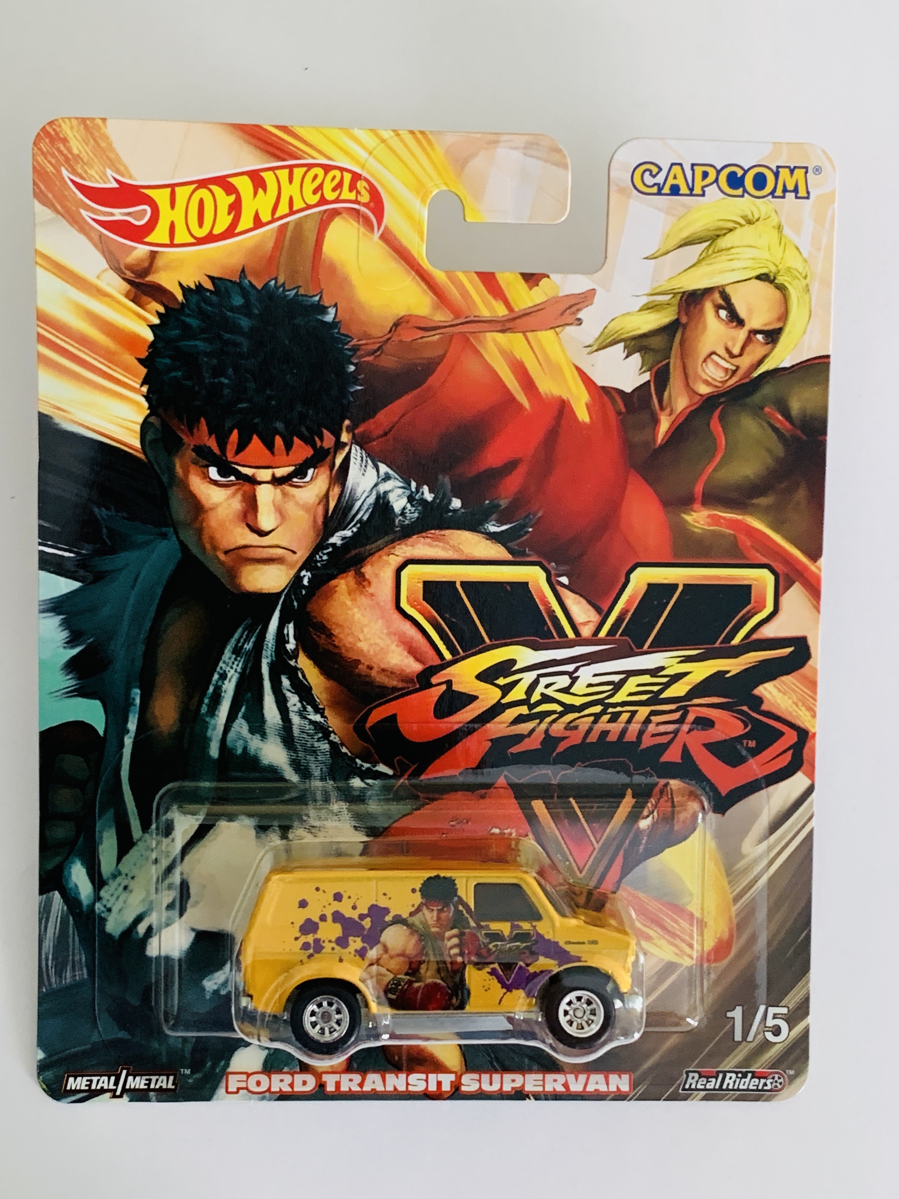 Hot Wheels Capcom Street Fighters Ford Transit Super Van