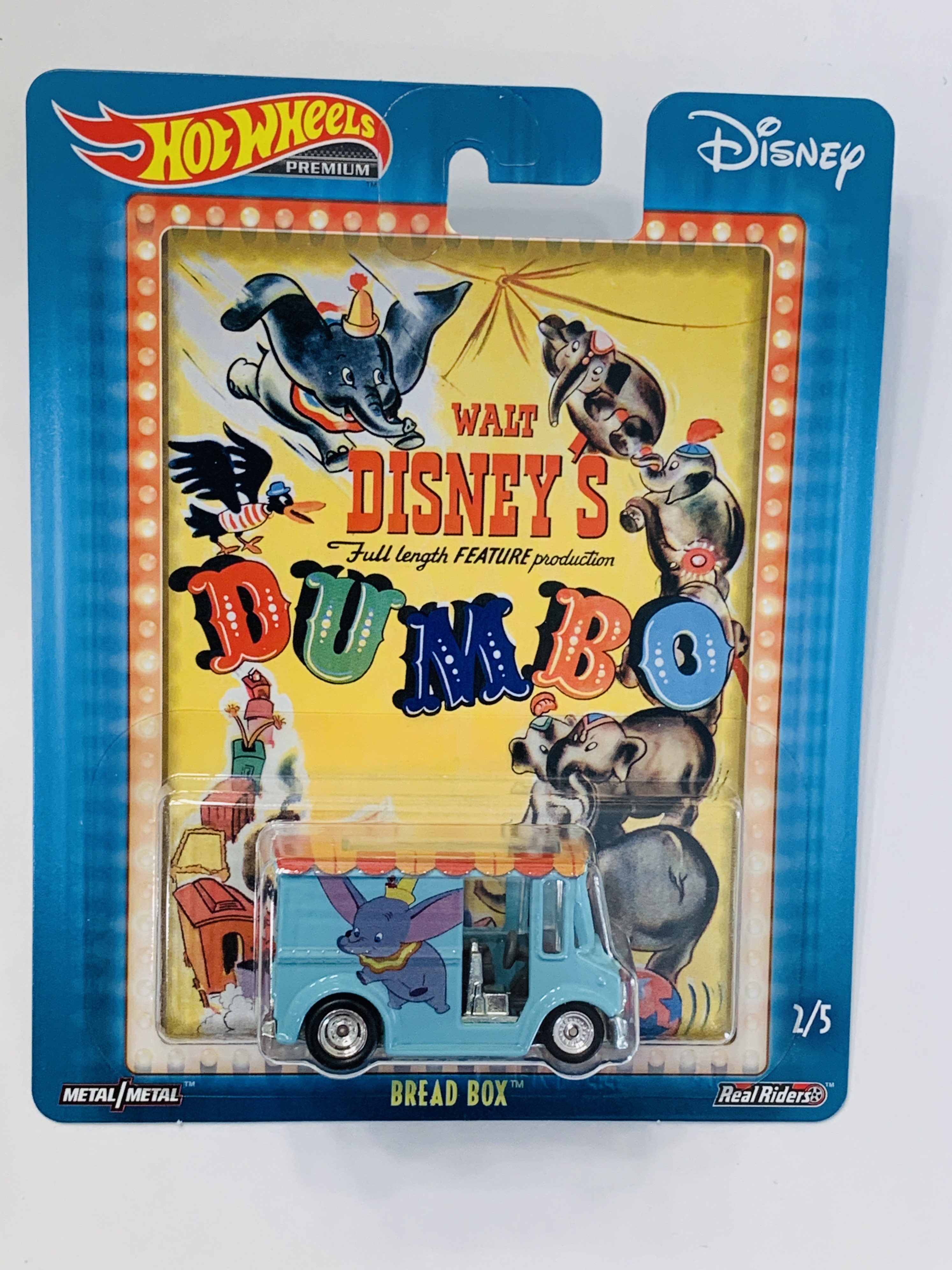 Hot Wheels Premium Walt Disney's Dumbo Bread Box