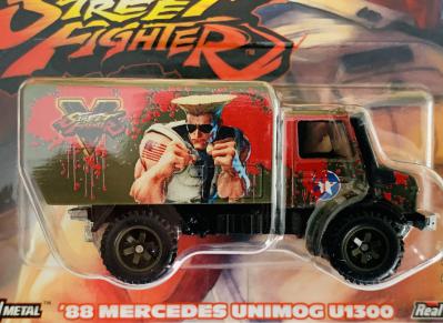 Hot Wheels Capcom Street Fighters '88 Mercedes Unimog U1300 1