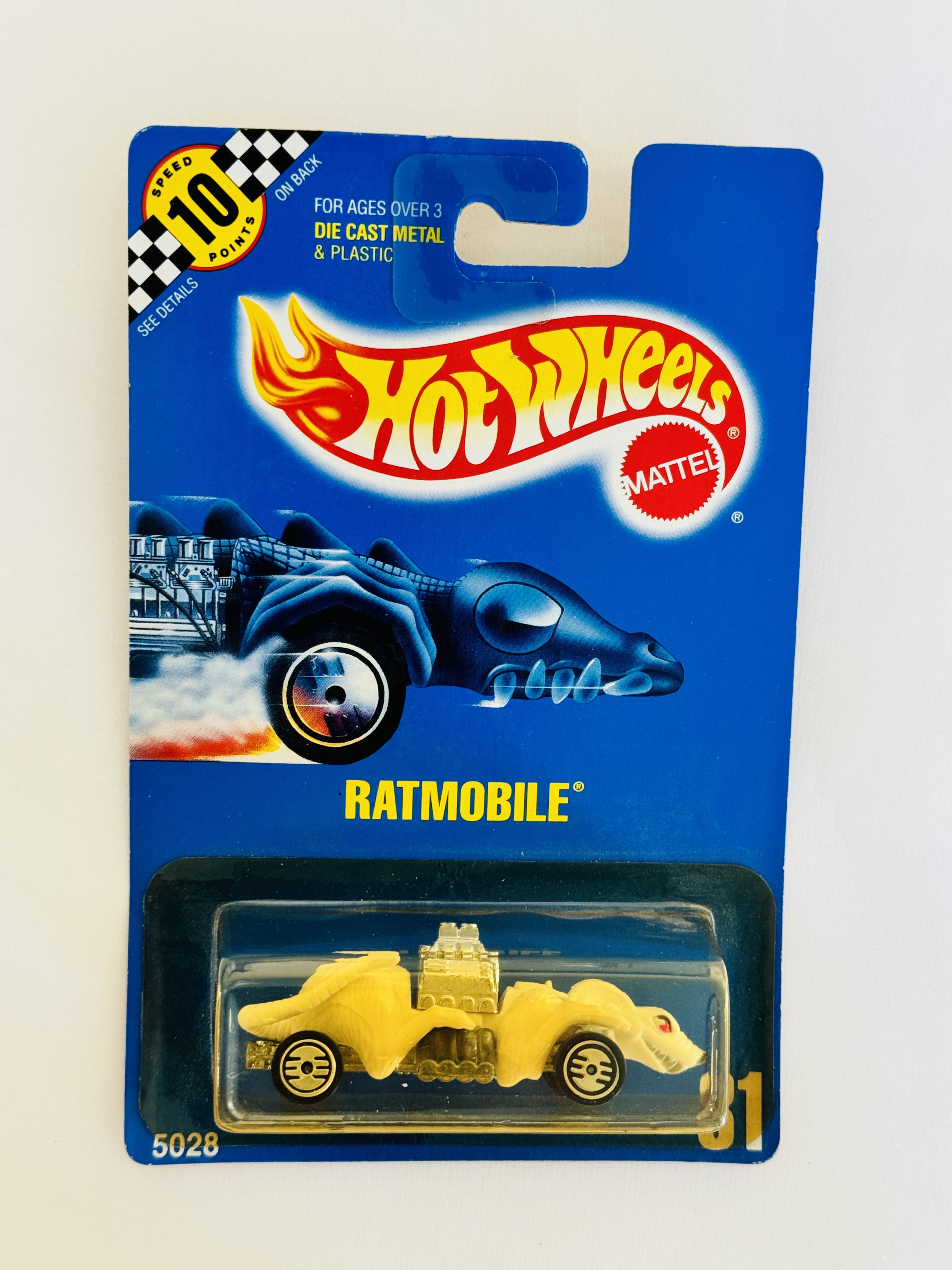 Hot Wheels #81 Ratmobile - Yellowed Blister