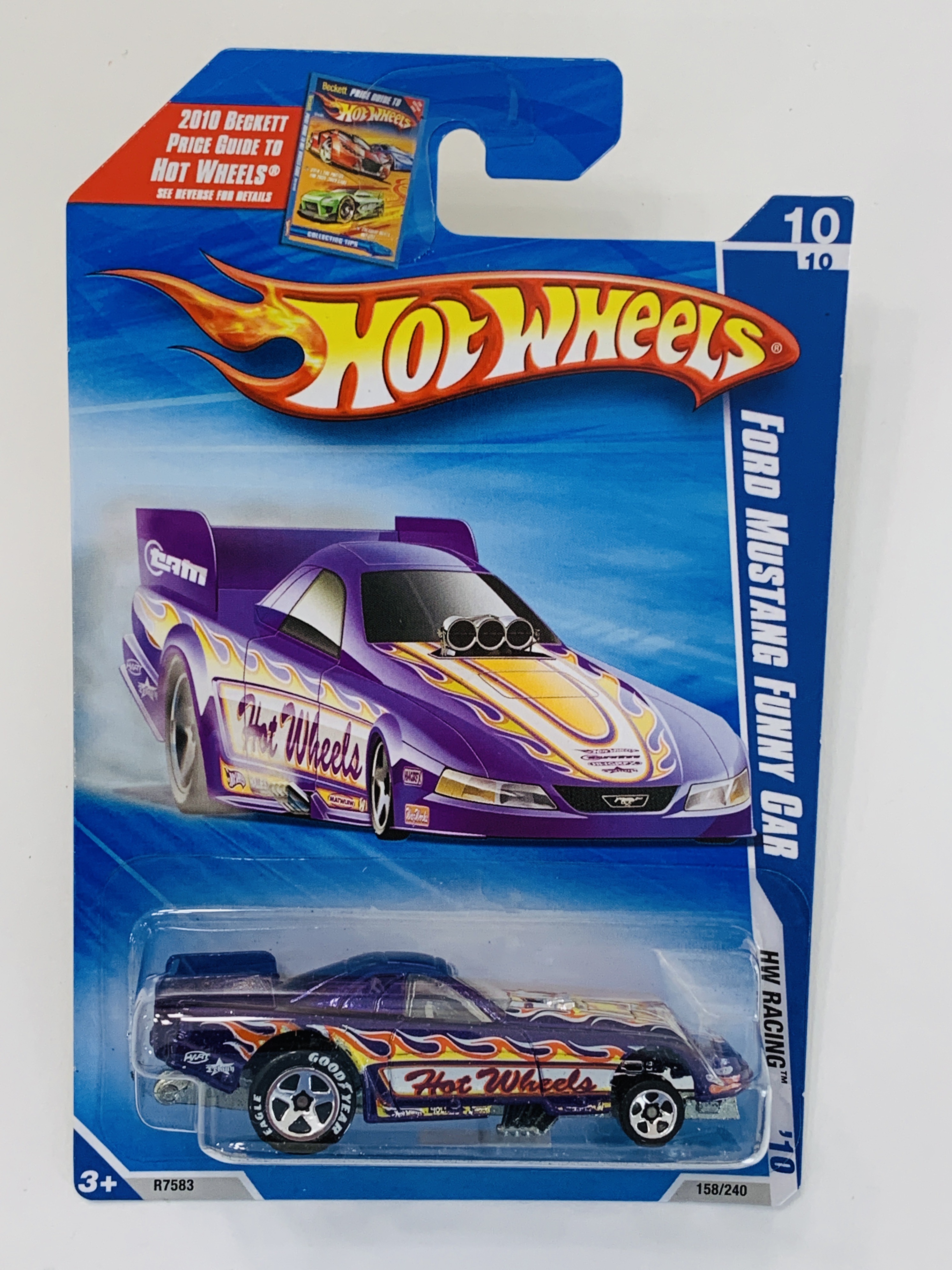 Hot Wheels #158 Ford Mustang Funny Car - Goodyear Tires