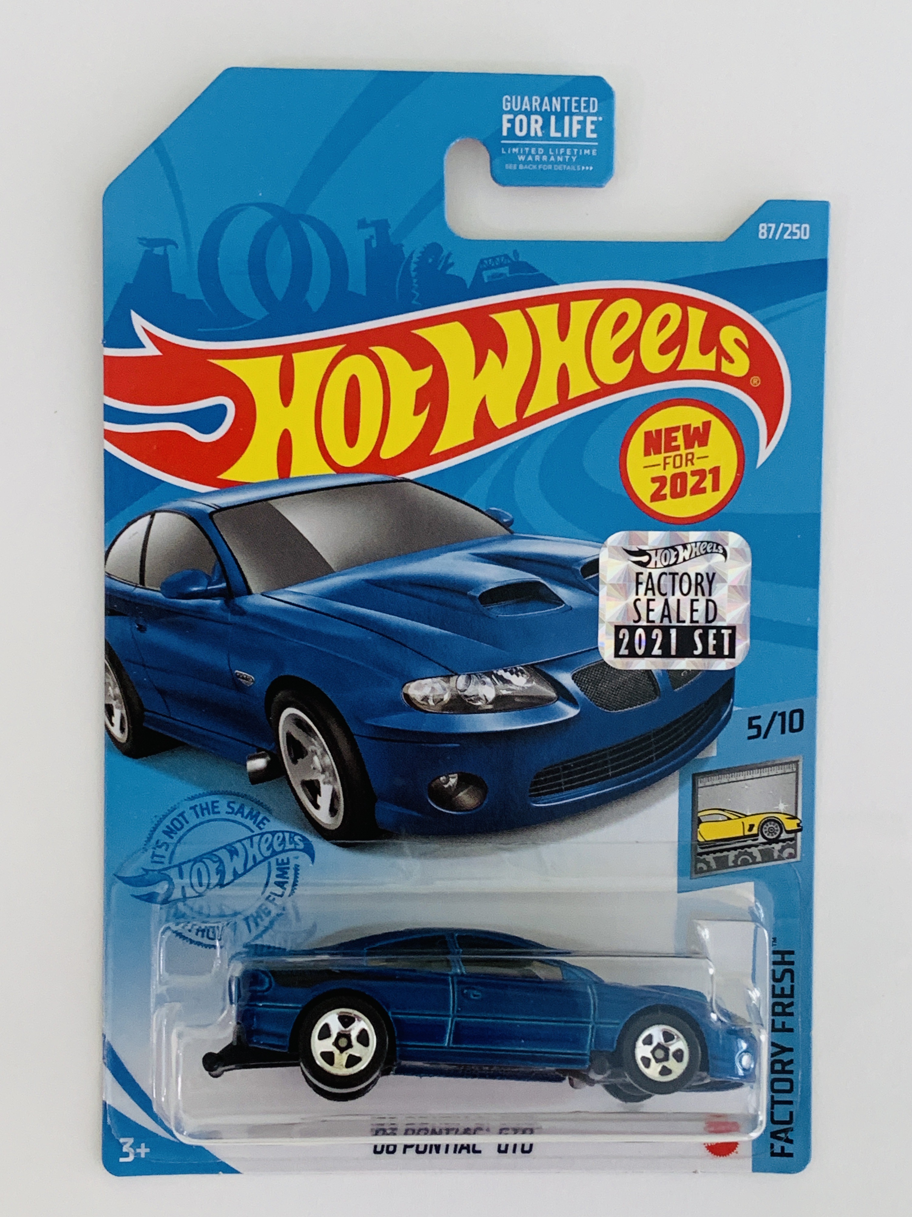 Hot Wheels 2021 Factory Set #87 '06 Pontiac GTO - Blue