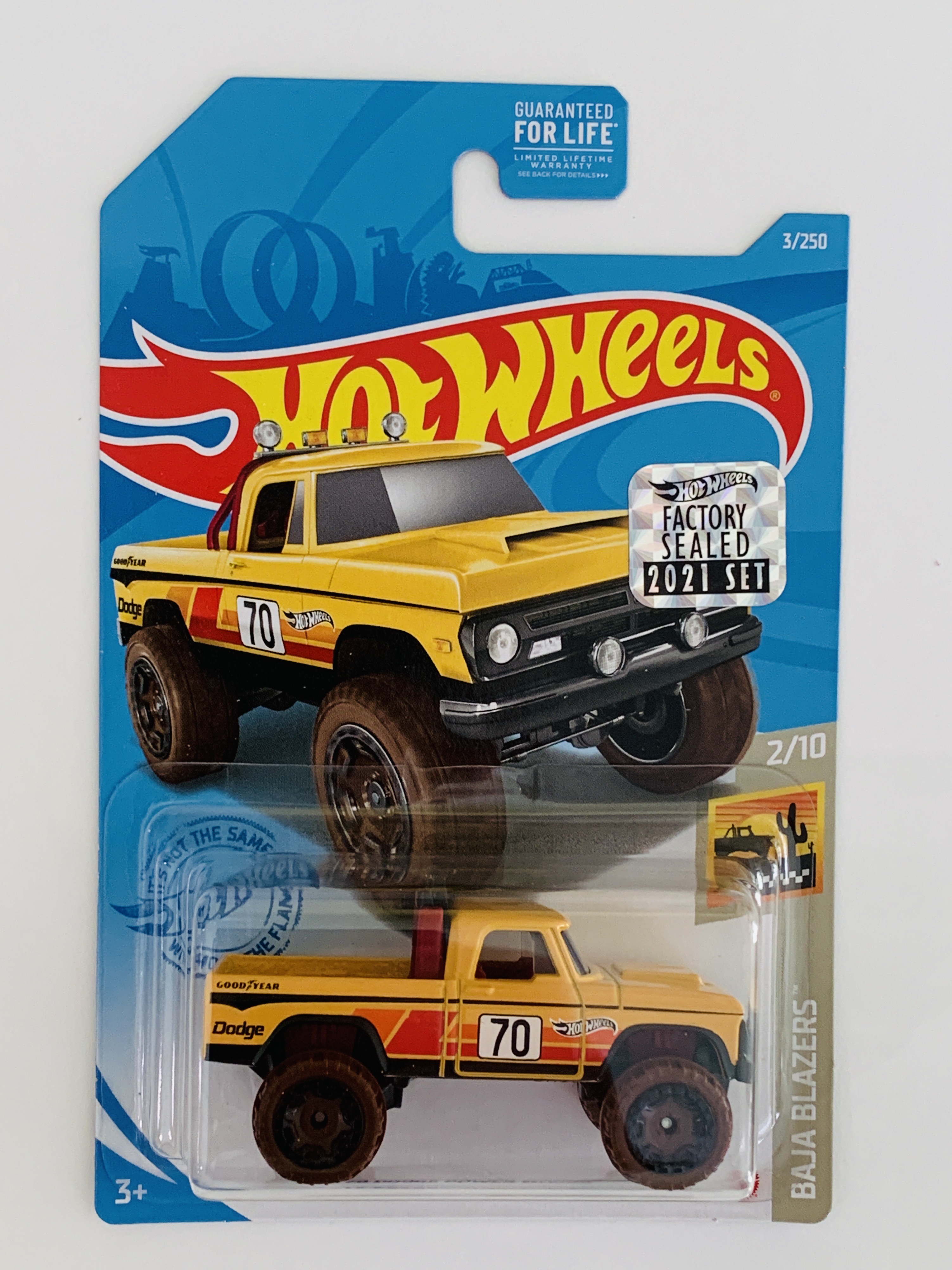 Hot Wheels 2021 Factory Set #3 '70 Dodge Power Wagon - Yellow