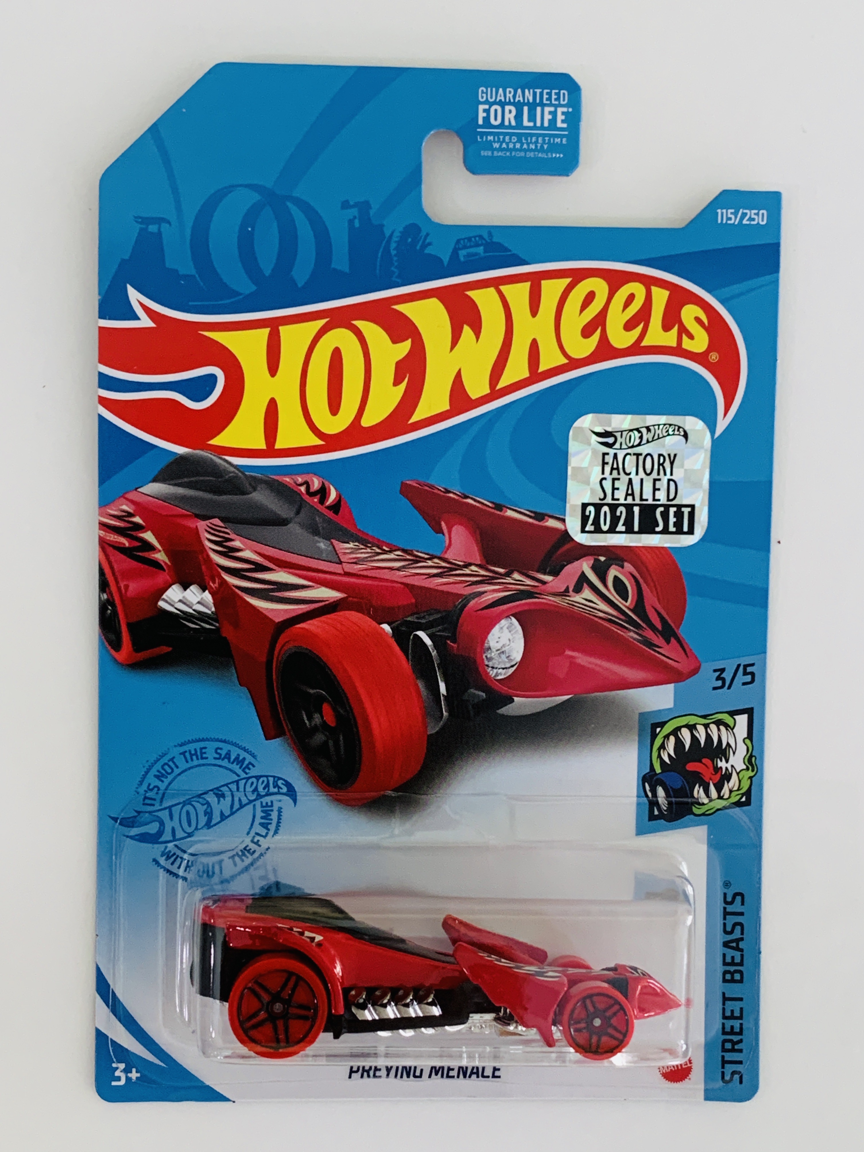 Hot Wheels 2021 Factory Set 115 Preying Menace Red