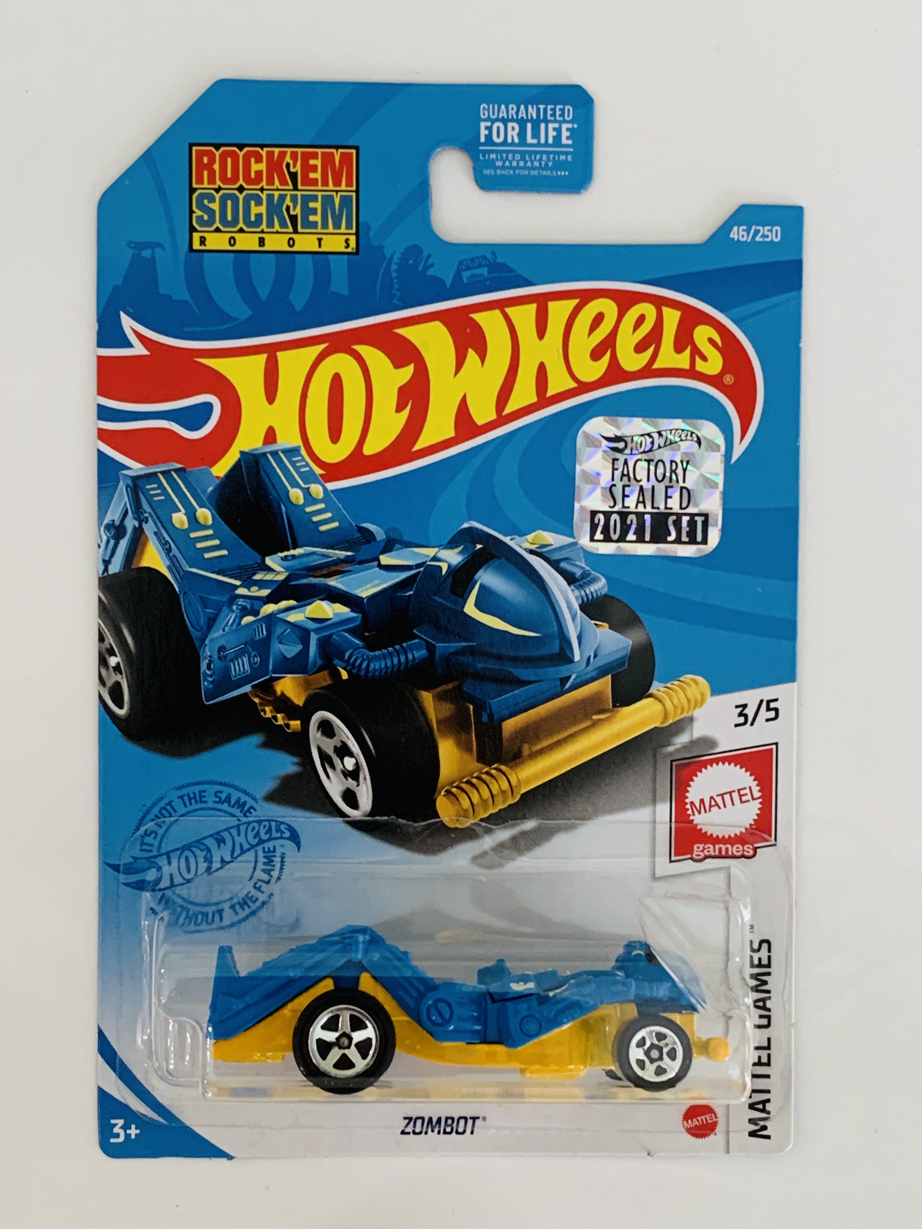 Hot Wheels 2021 Factory Set 46 Zombot Blue