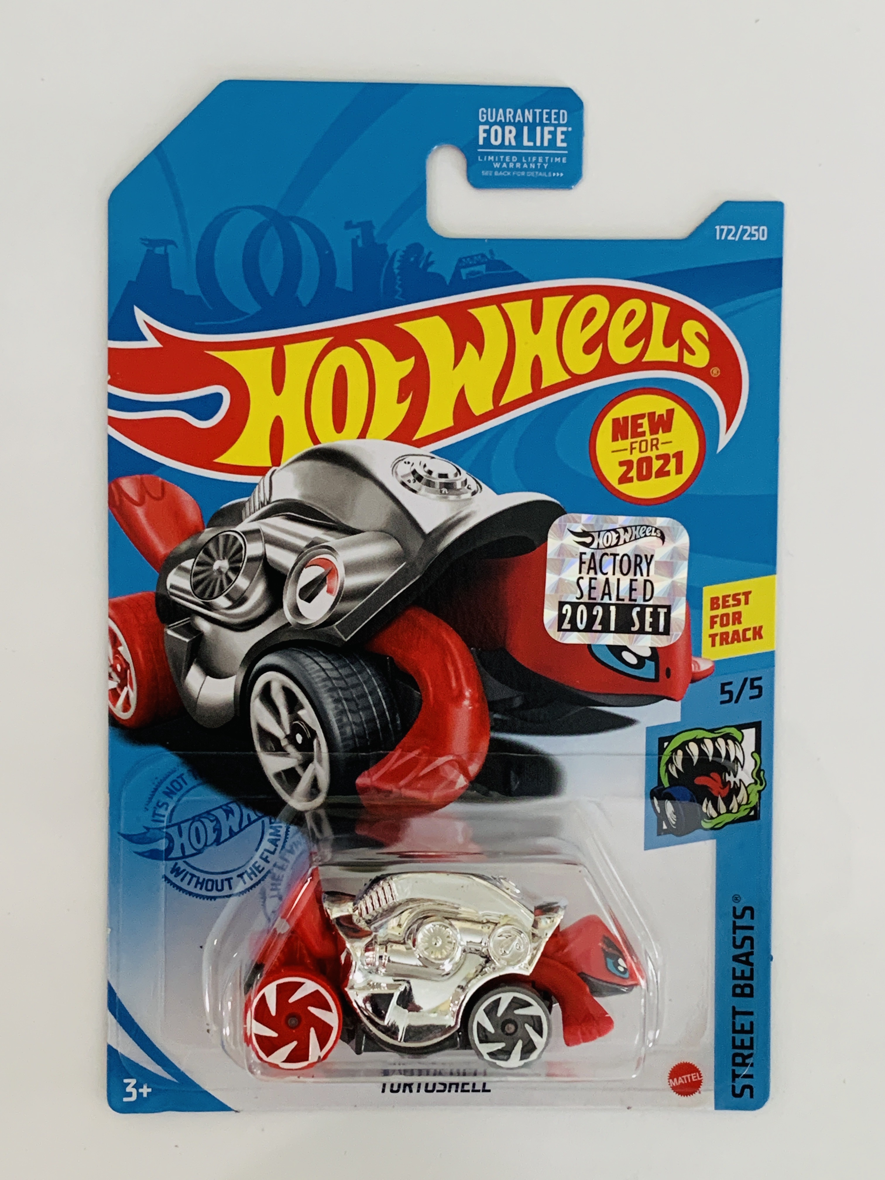 Hot Wheels 2021 Factory Set 172 Turtoshell Chrome