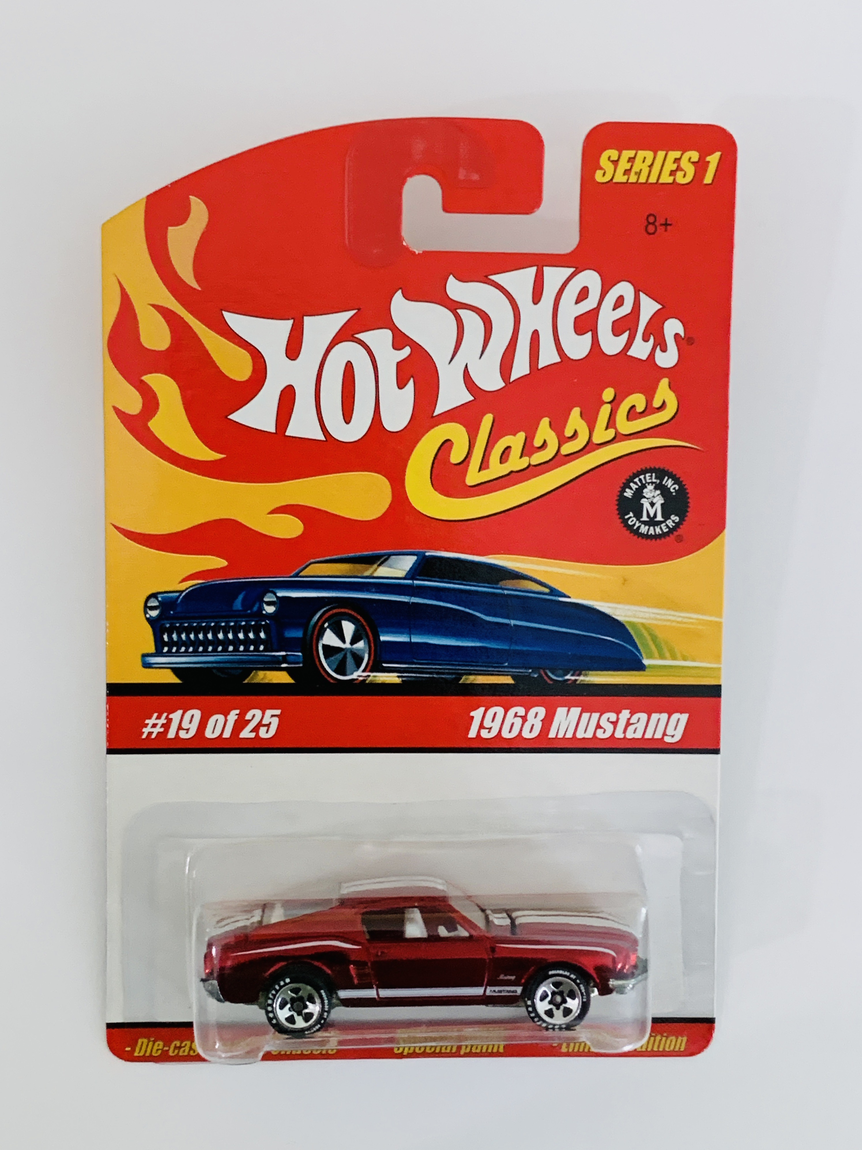 Hot Wheels Classics Series 1 1968 Mustang - Painted Engine