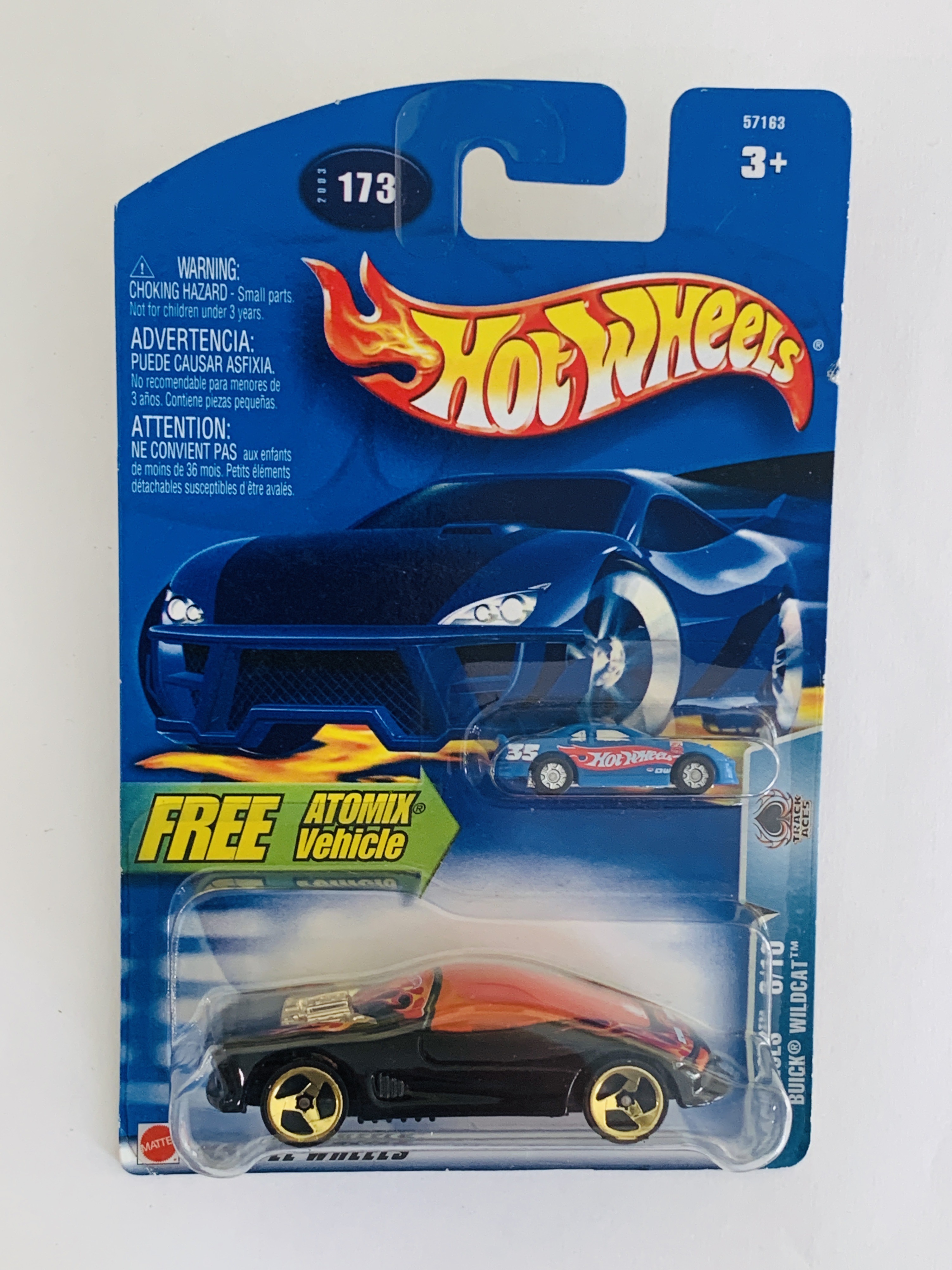 Hot Wheels #173 Buick Wildcat With Free Atomix Vehicle