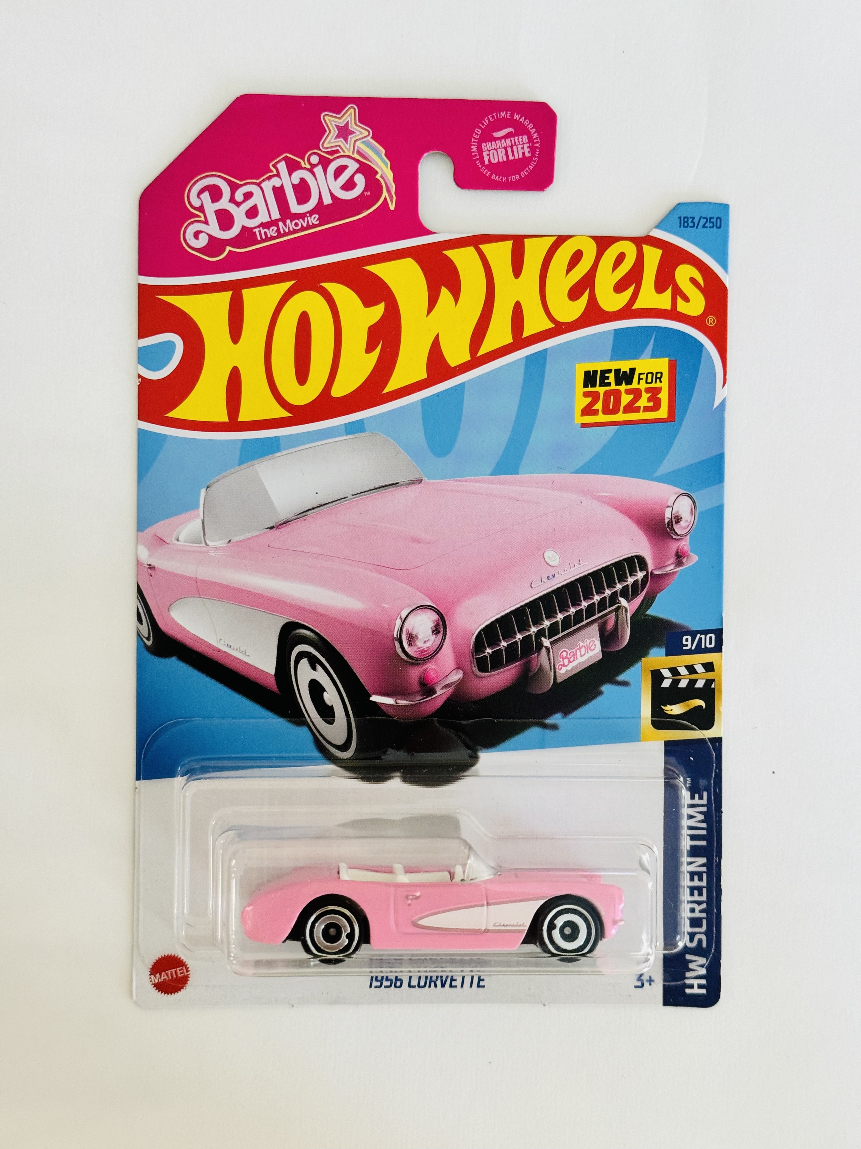 Hot Wheels #183 Barbie The Movie 1956 Corvette