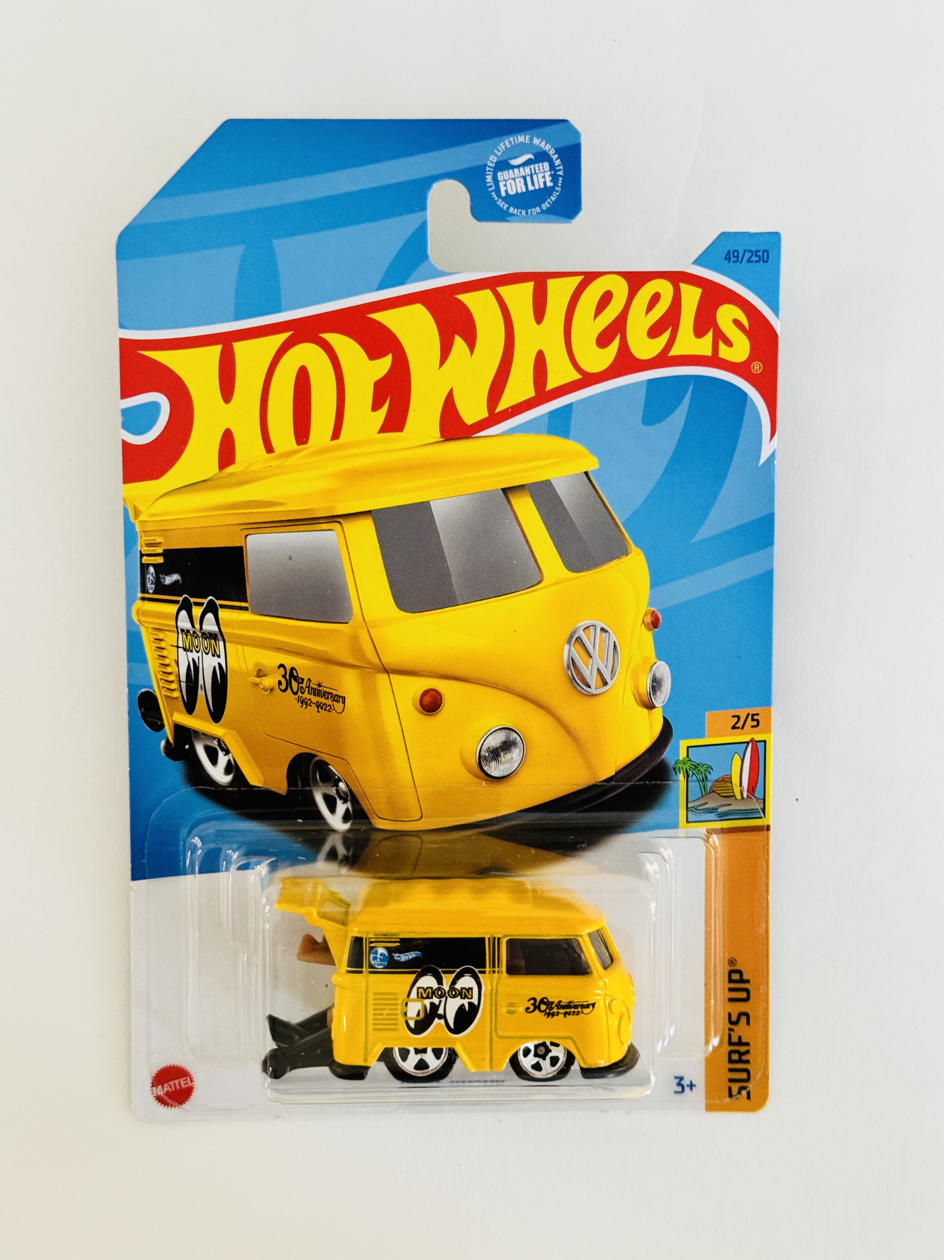 Hot Wheels #49 Mooneyes Kool Kombi - Yellow