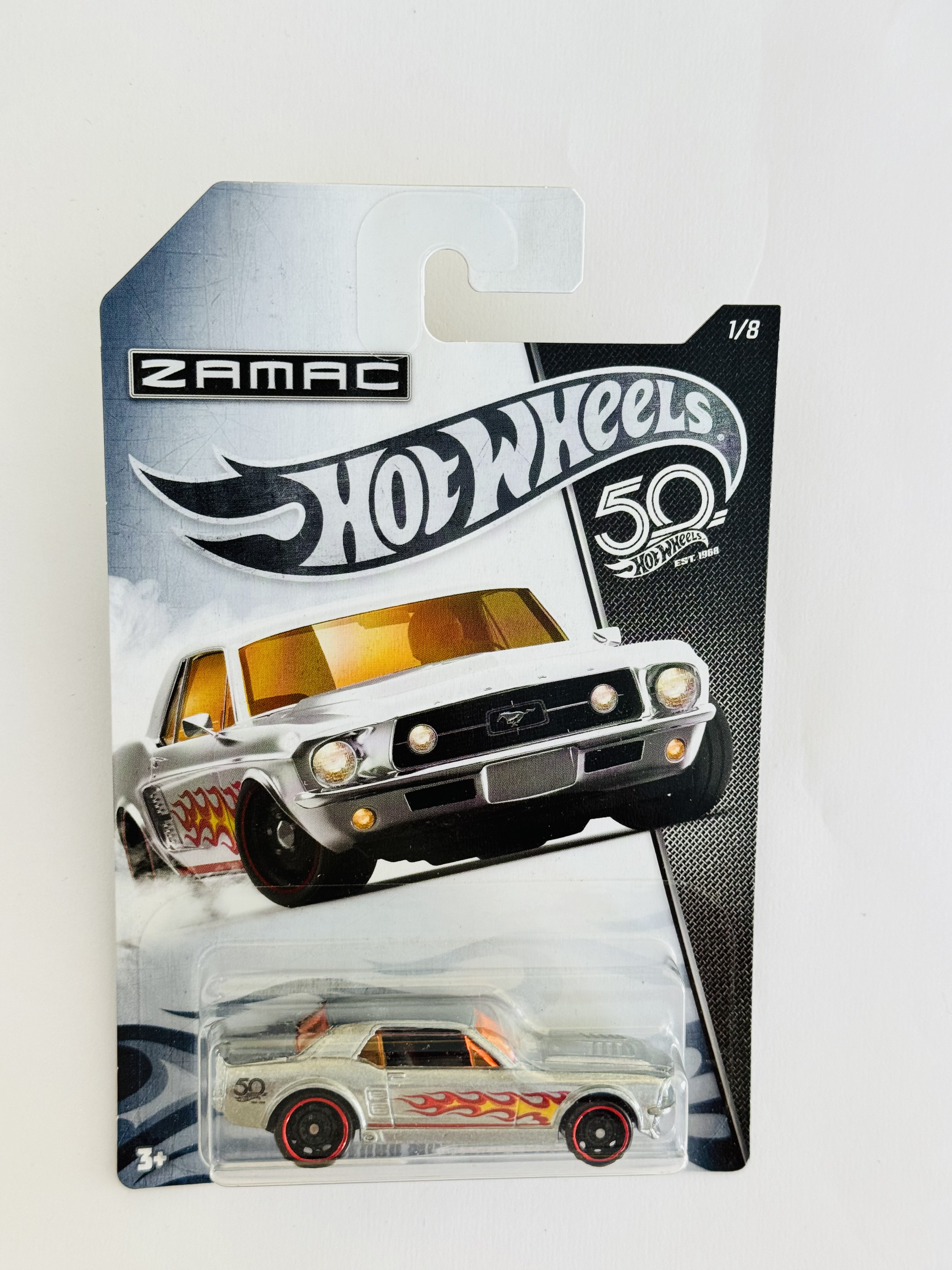 Hot Wheels 50th Anniversary '67 Ford Mustang Coupe ZAMAC