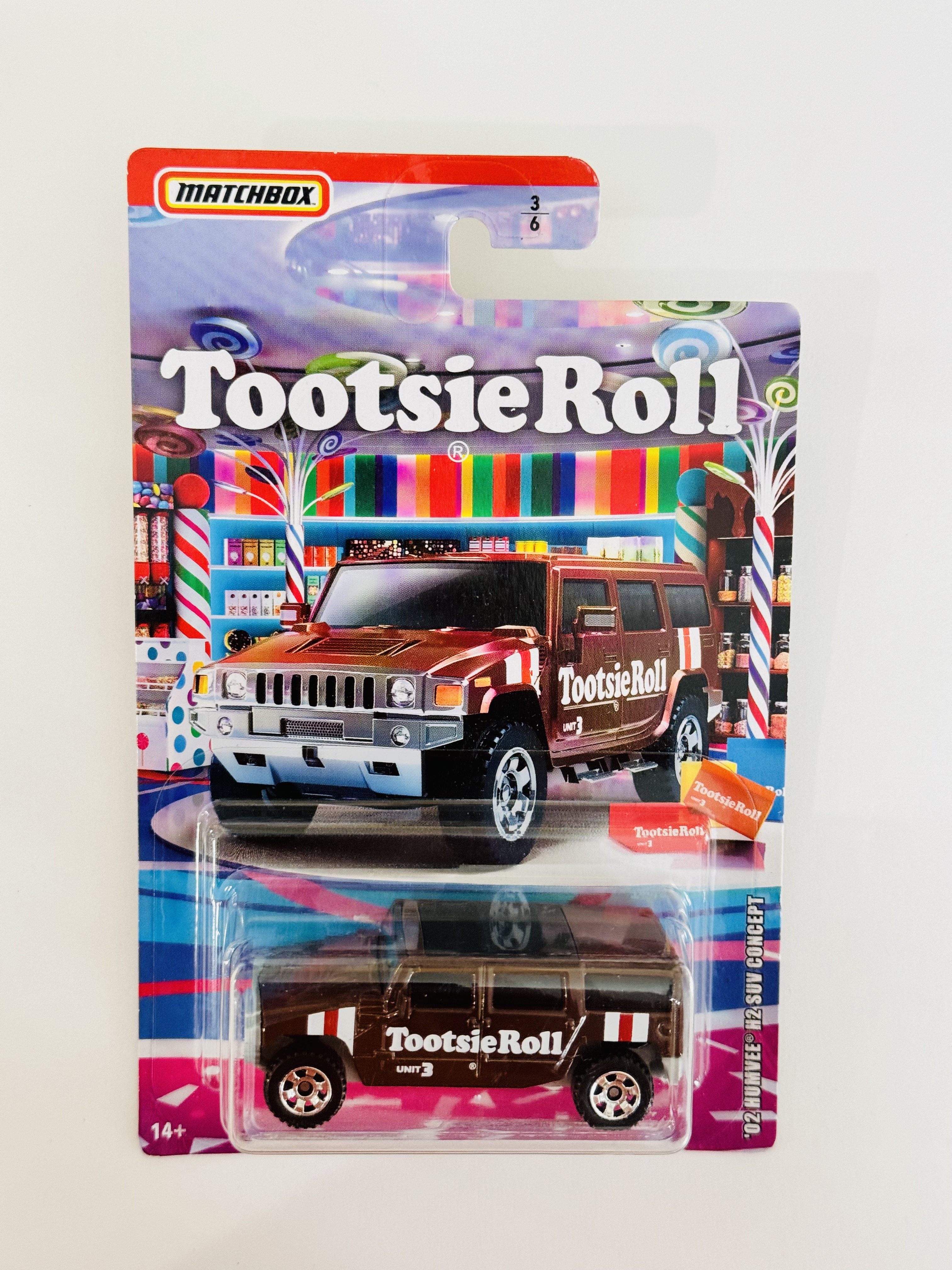 Matchbox Tootsie Roll '02 Humbee H2 SUV Concept