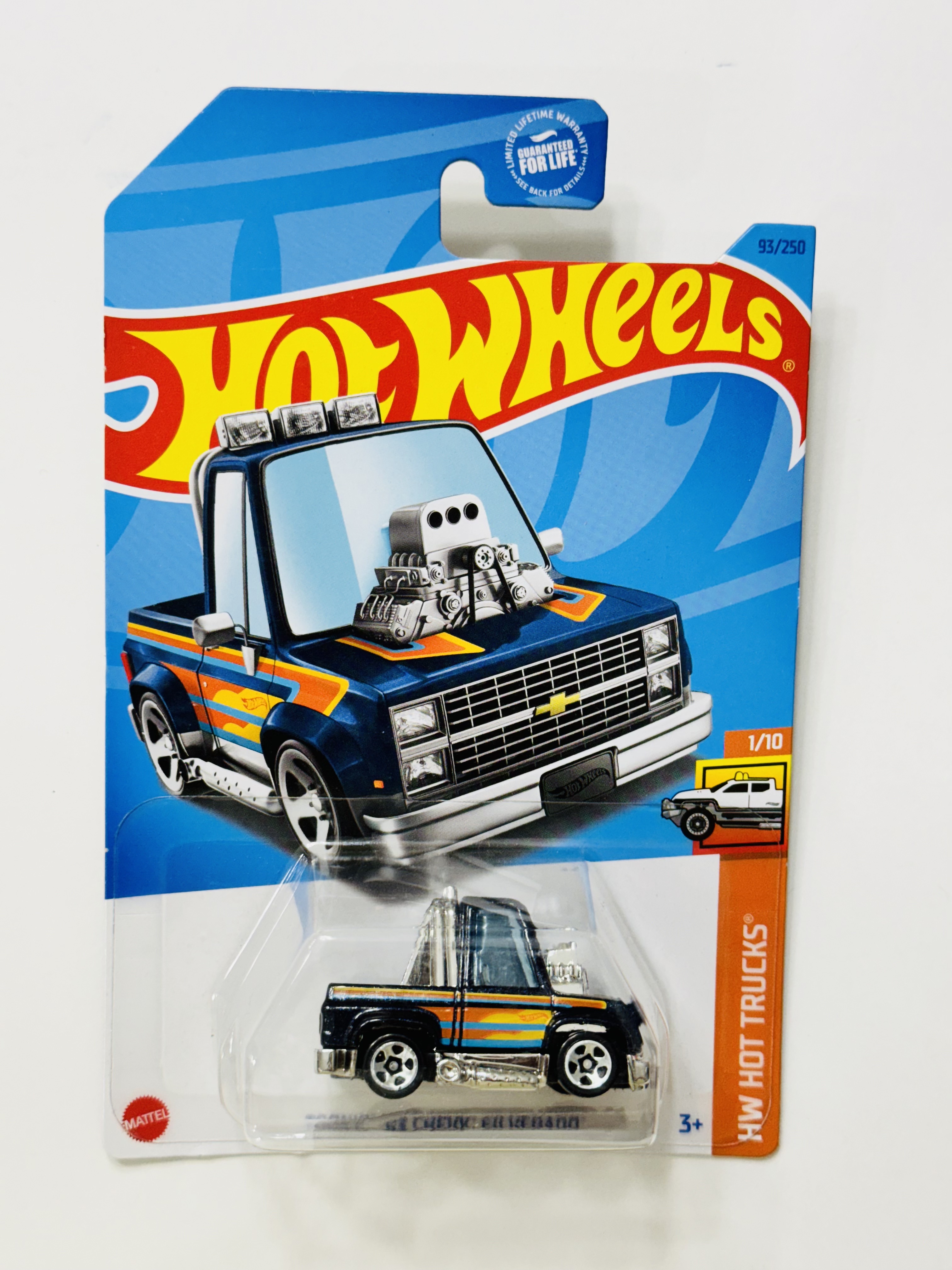 Hot Wheels #93 Toon'd '83 Chevy Silverado - Black
