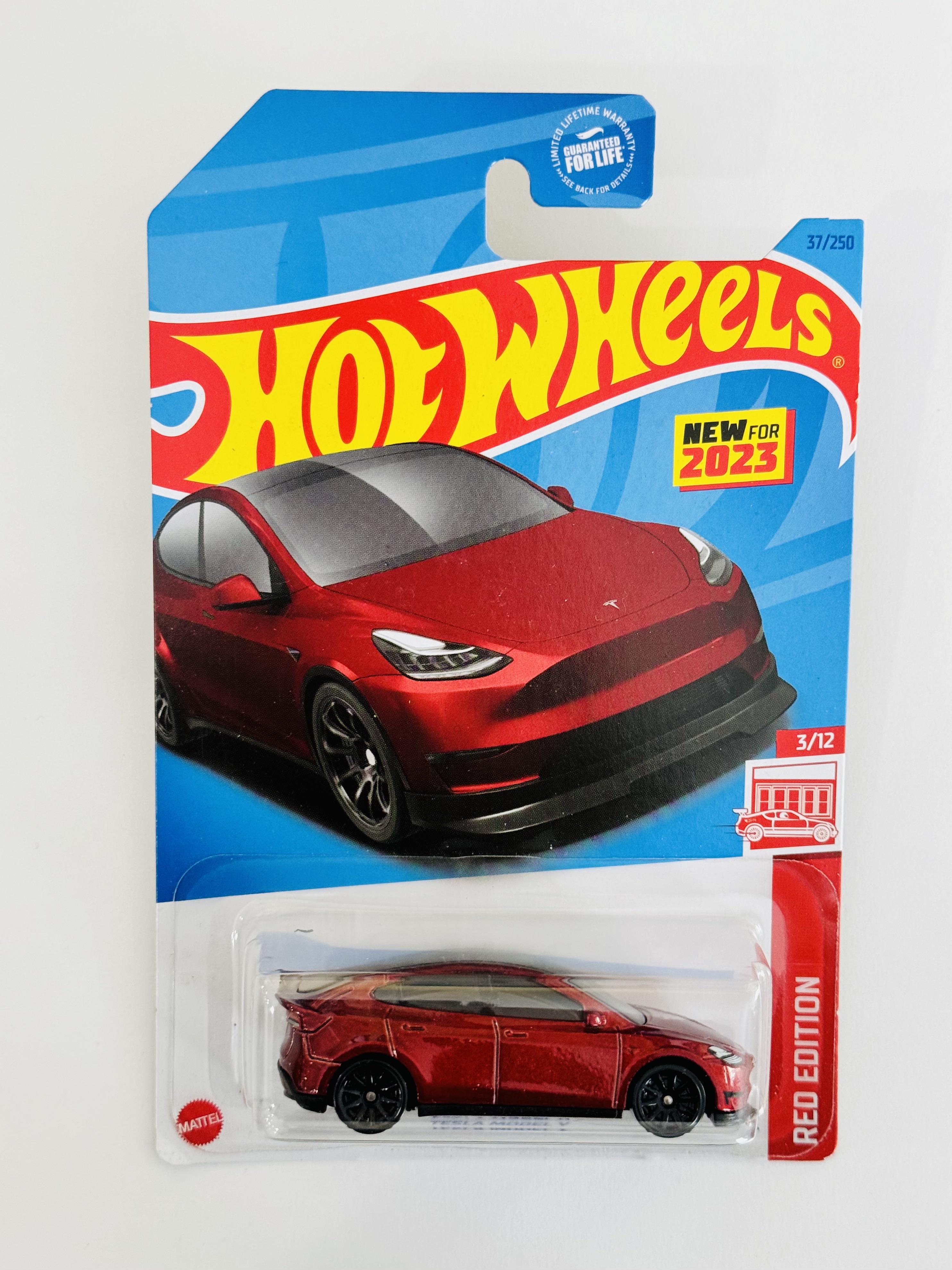 Hot Wheels #37 Tesla Model Y - Target Red Edition