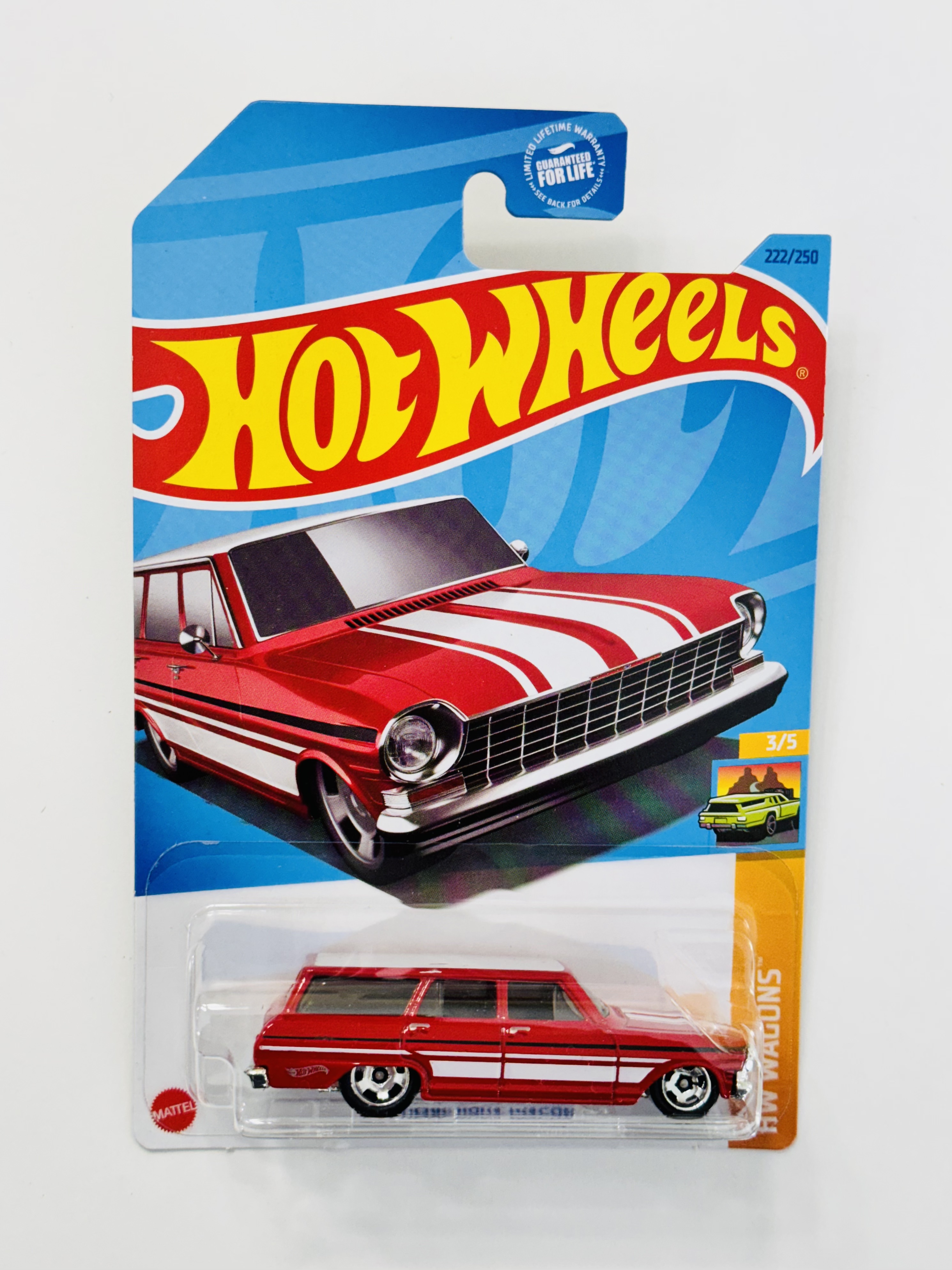 Hot Wheels #222 '64 Chevy Nova Wagon